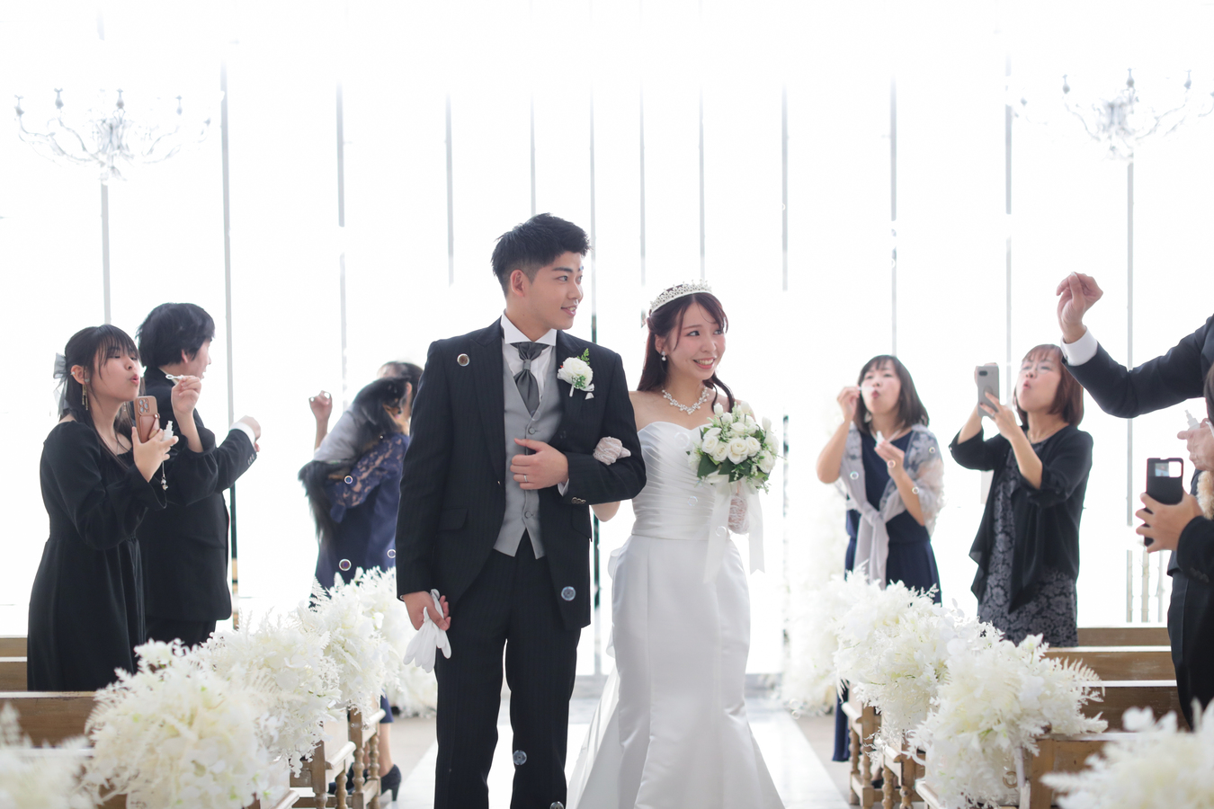 小さな結婚式 大阪ハービスENTチャペルで挙げられたお客様の結婚式写真
