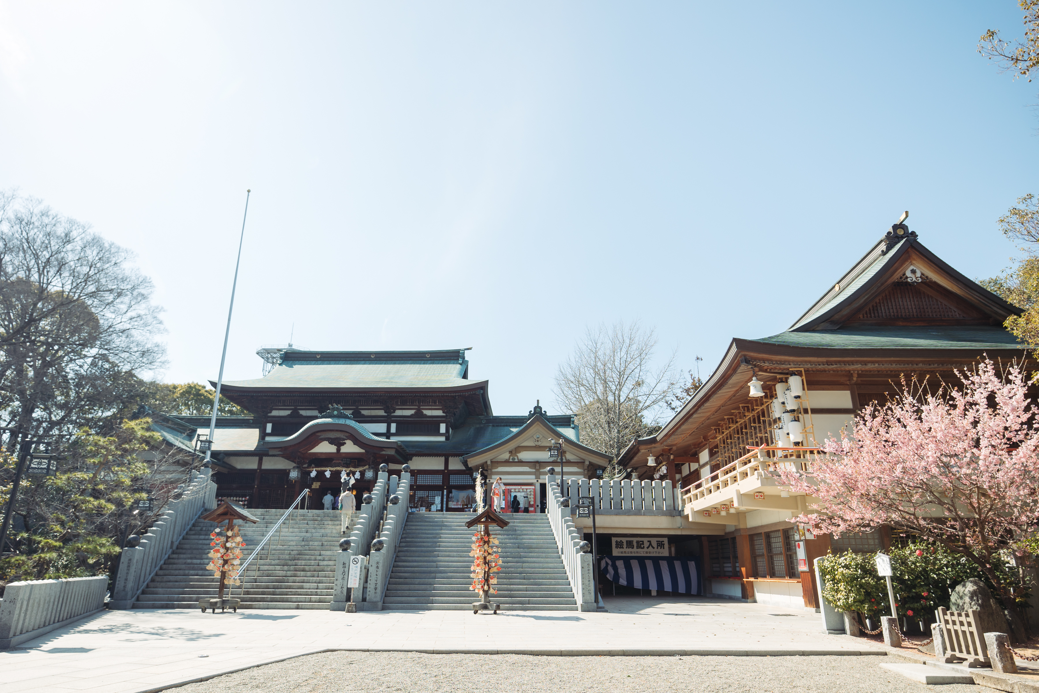 伊豫豆比古命神社 椿祷殿（椿神社）の境内