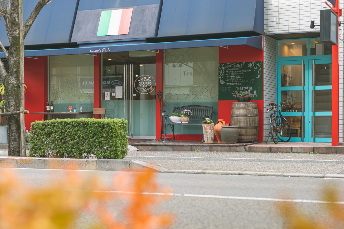 Trattoria Violaでお食事をされたお客様のお写真　松山市三番町にあるイタリアンレストラン