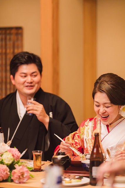 道後うめ乃や　お二人がお気に入りのお料理！やっと皆様にも楽しんでいただけた！