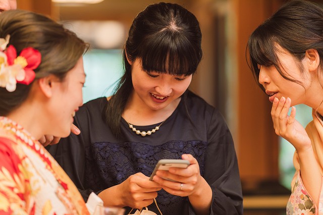 道後うめ乃や　懐かしい画像を見て盛り上がり！自然と笑顔を笑いがお触れます！
