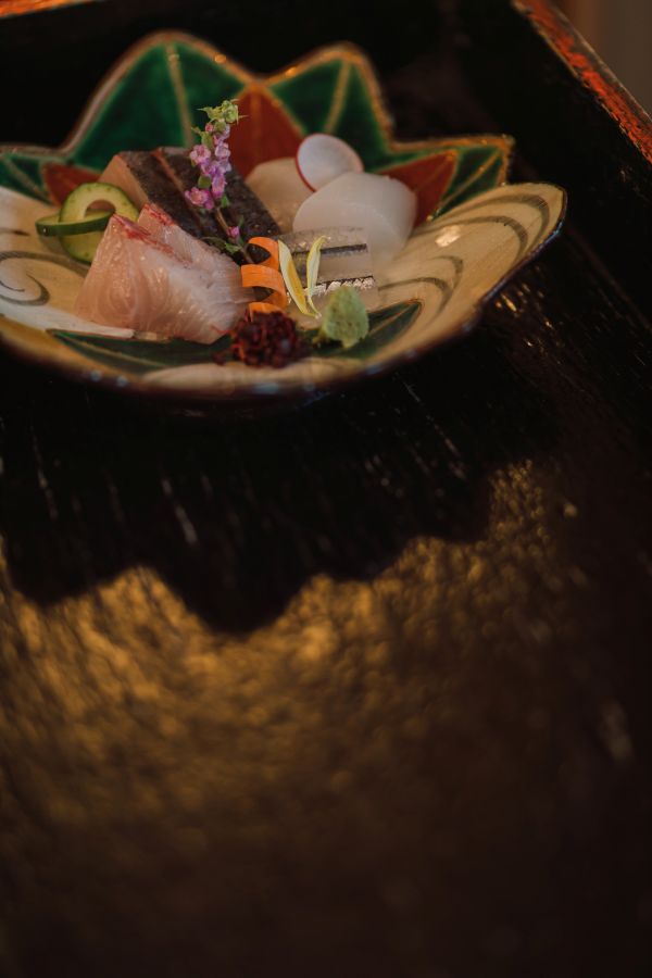 道後うめ乃やでご結婚式を挙げられたお客様の写真　瀬戸内海の新鮮な魚介を使ったお料理の数々