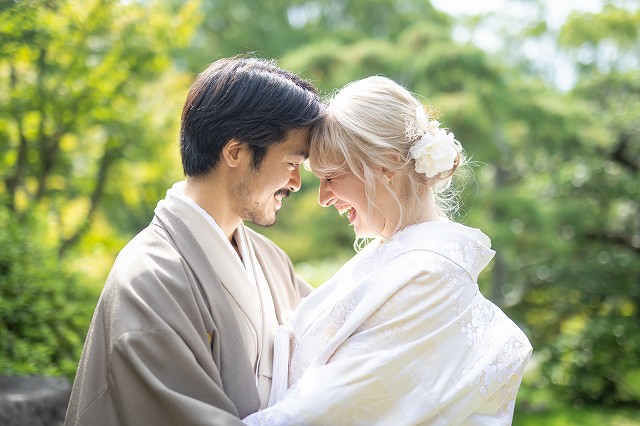 道後うめ乃や　記念となるお二人だけでの撮影　お二人の世界