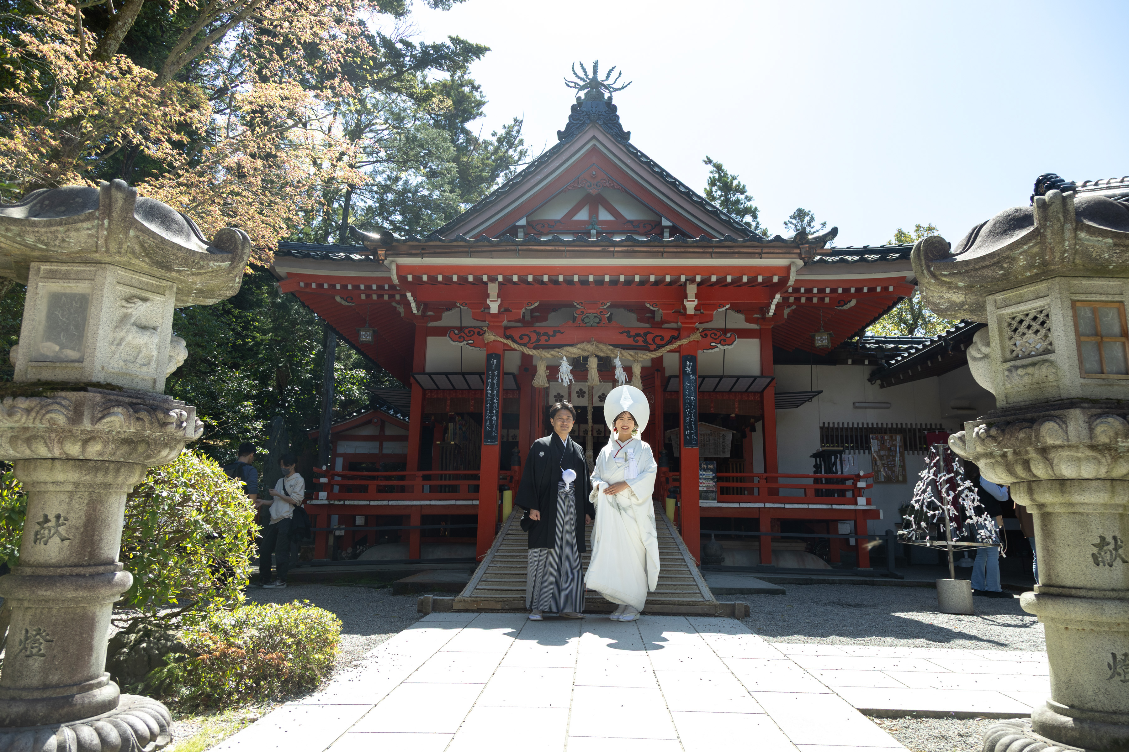 金澤神社で挙げられたお客様の結婚式写真
