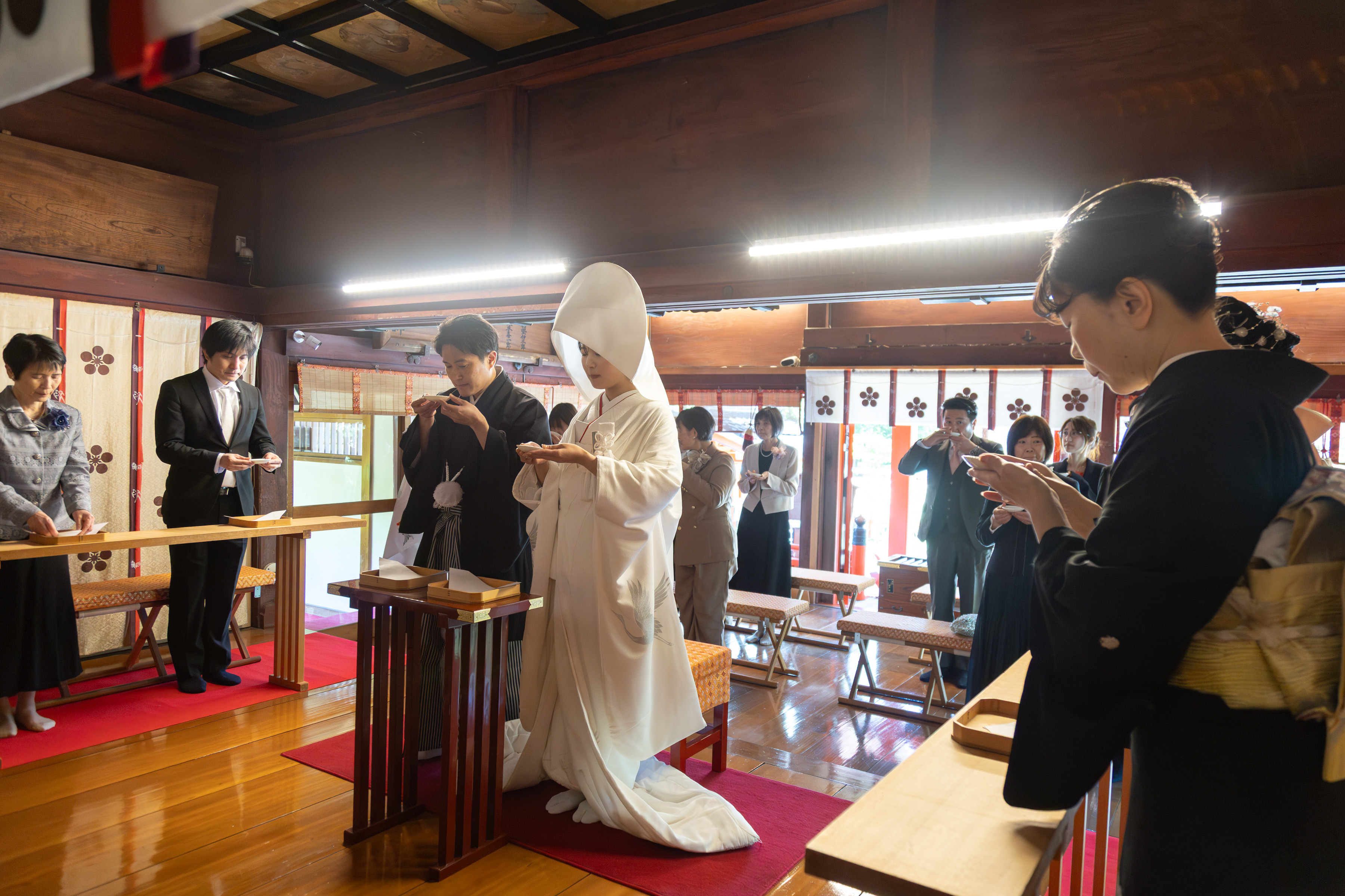 金澤神社で挙げられたお客様の結婚式写真