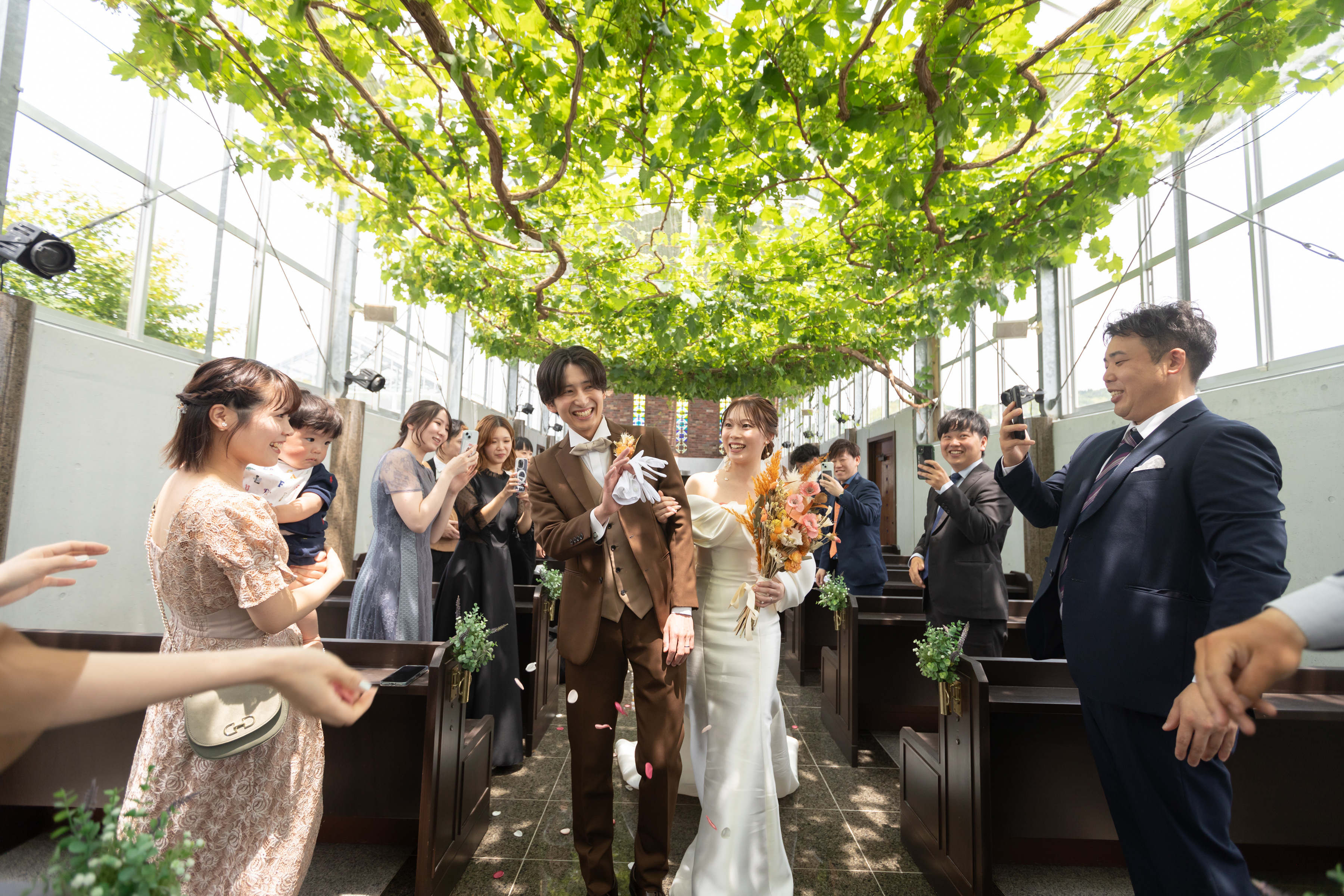 ぶどうの森で挙げられたお客様の結婚式写真13