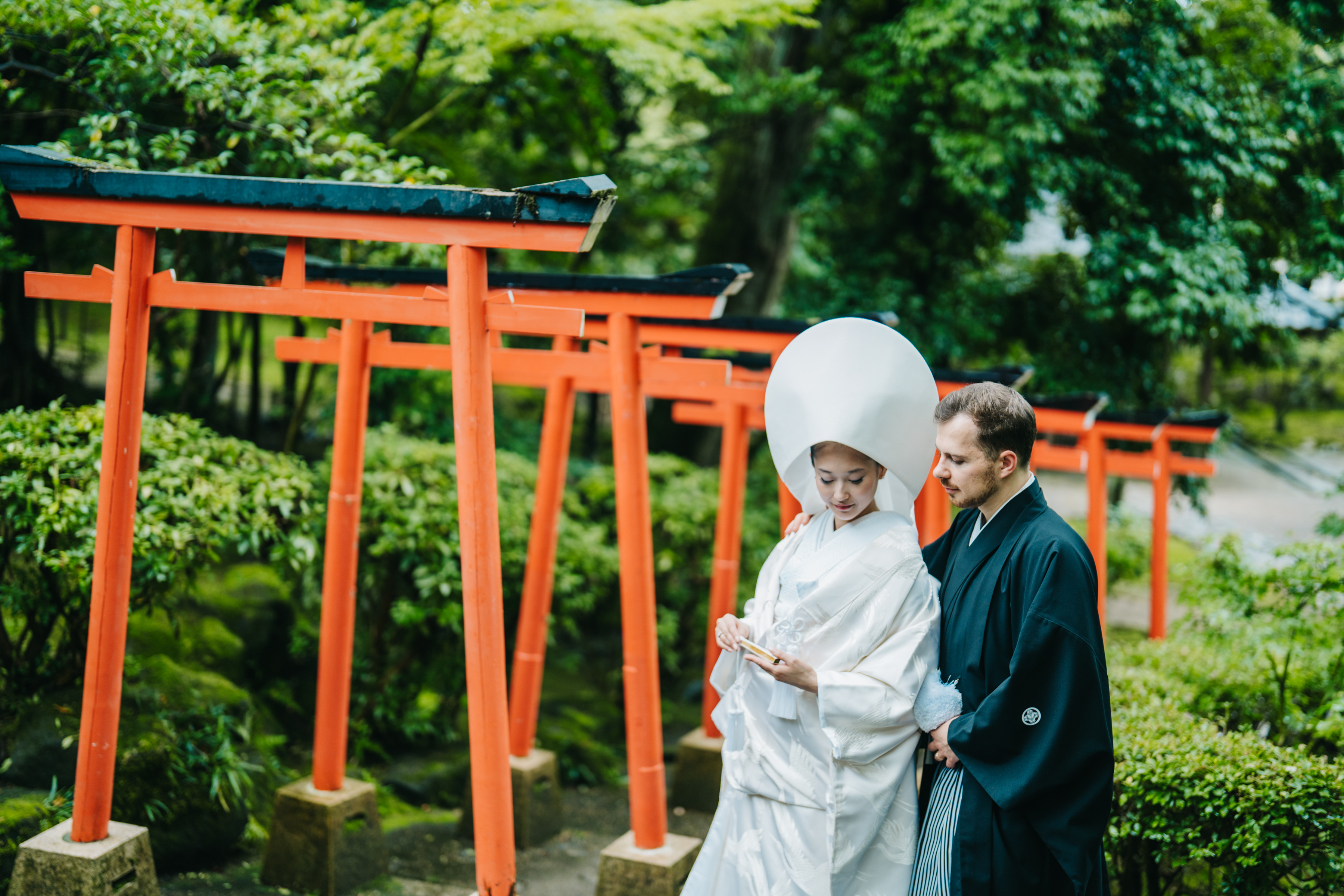 金澤神社で挙げられたお客様の結婚式写真