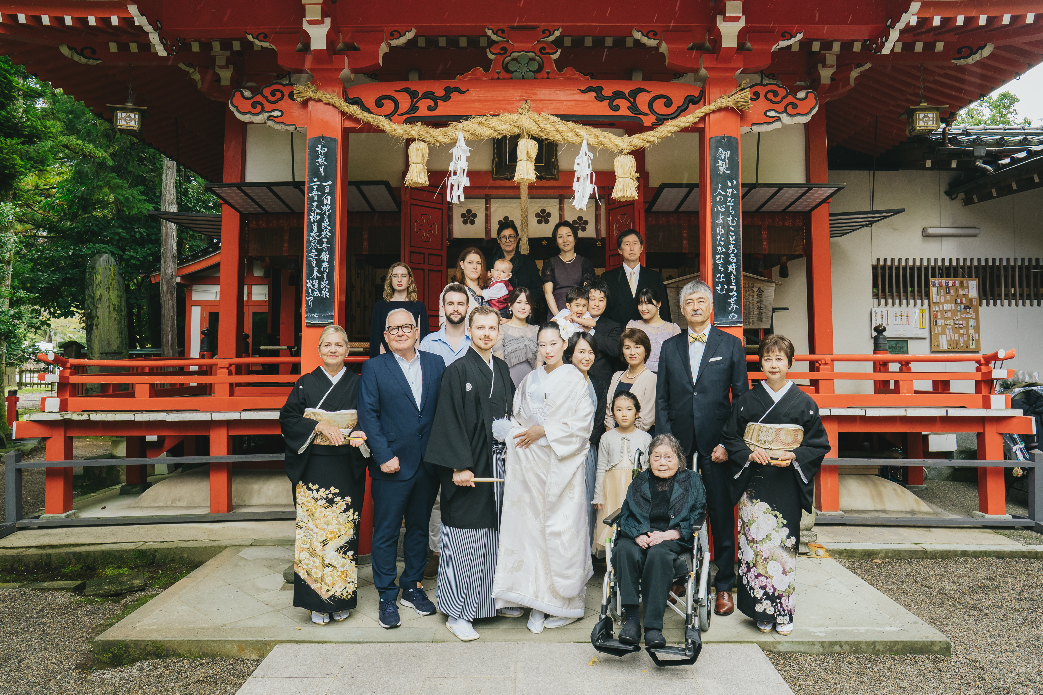 金澤神社で挙げられたお客様の結婚式写真