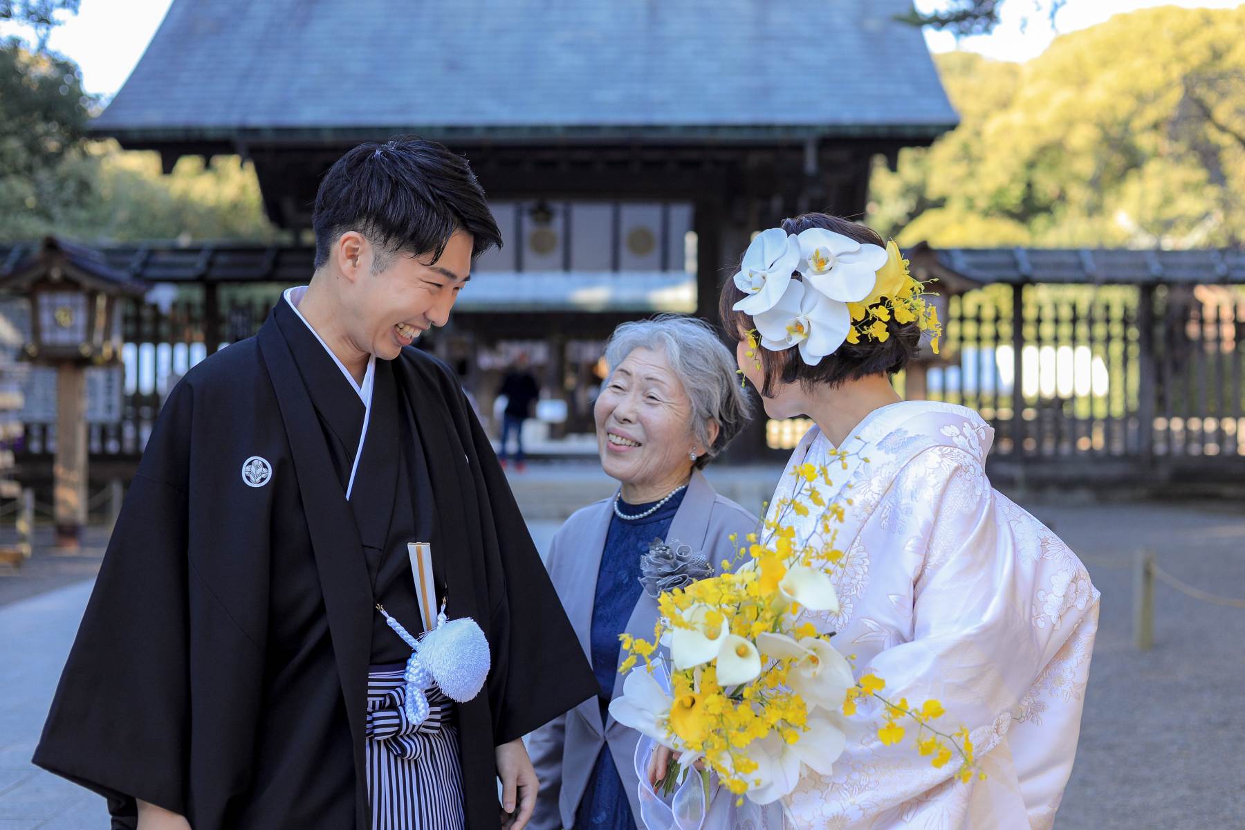 お婆様との仲睦まじい写真