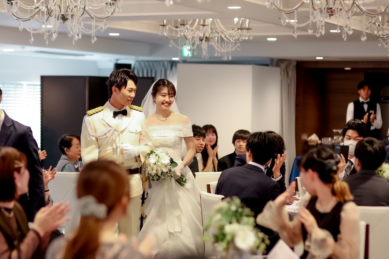 新郎新婦のご入場