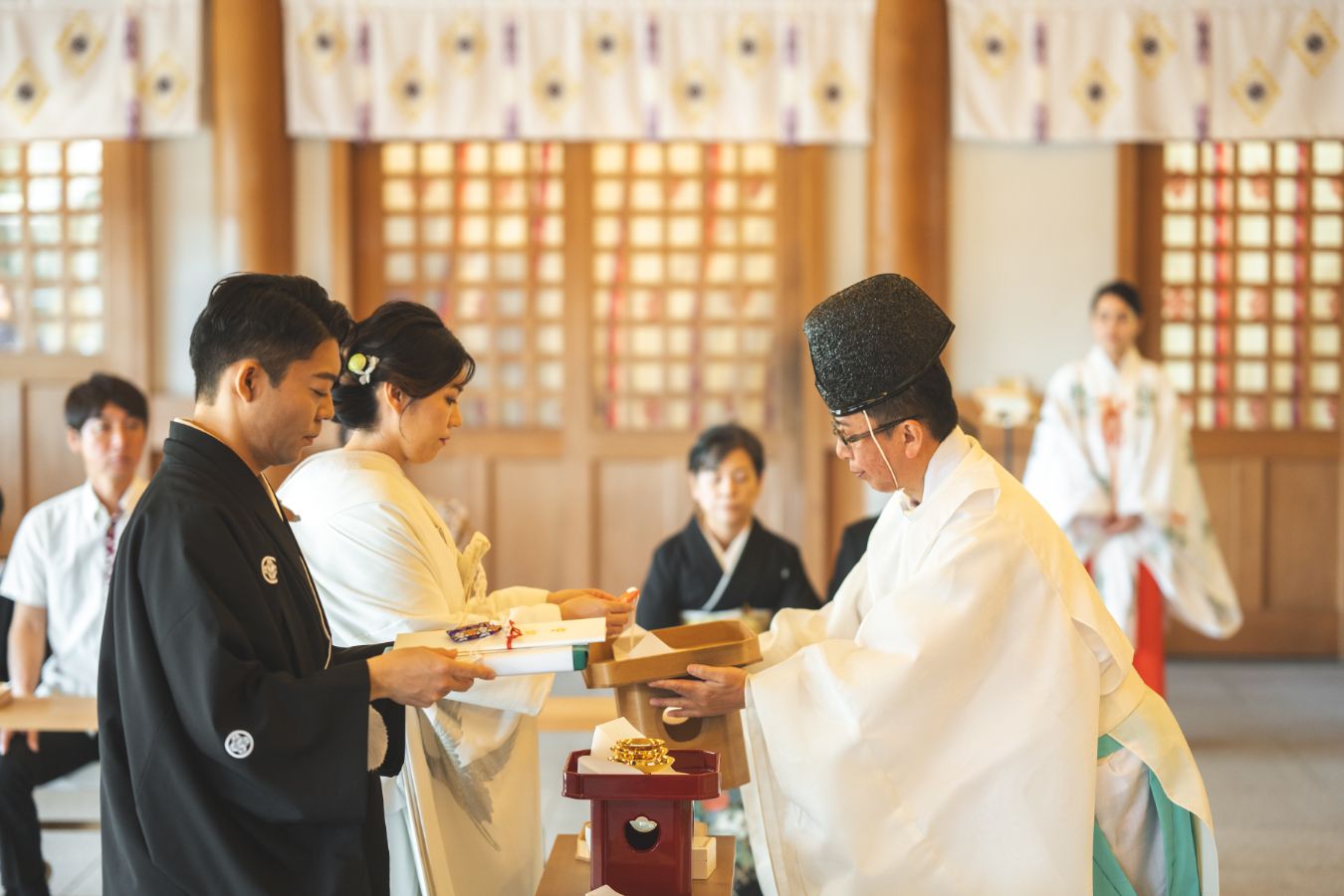 普天満宮で挙げられたお客様の結婚式写真12