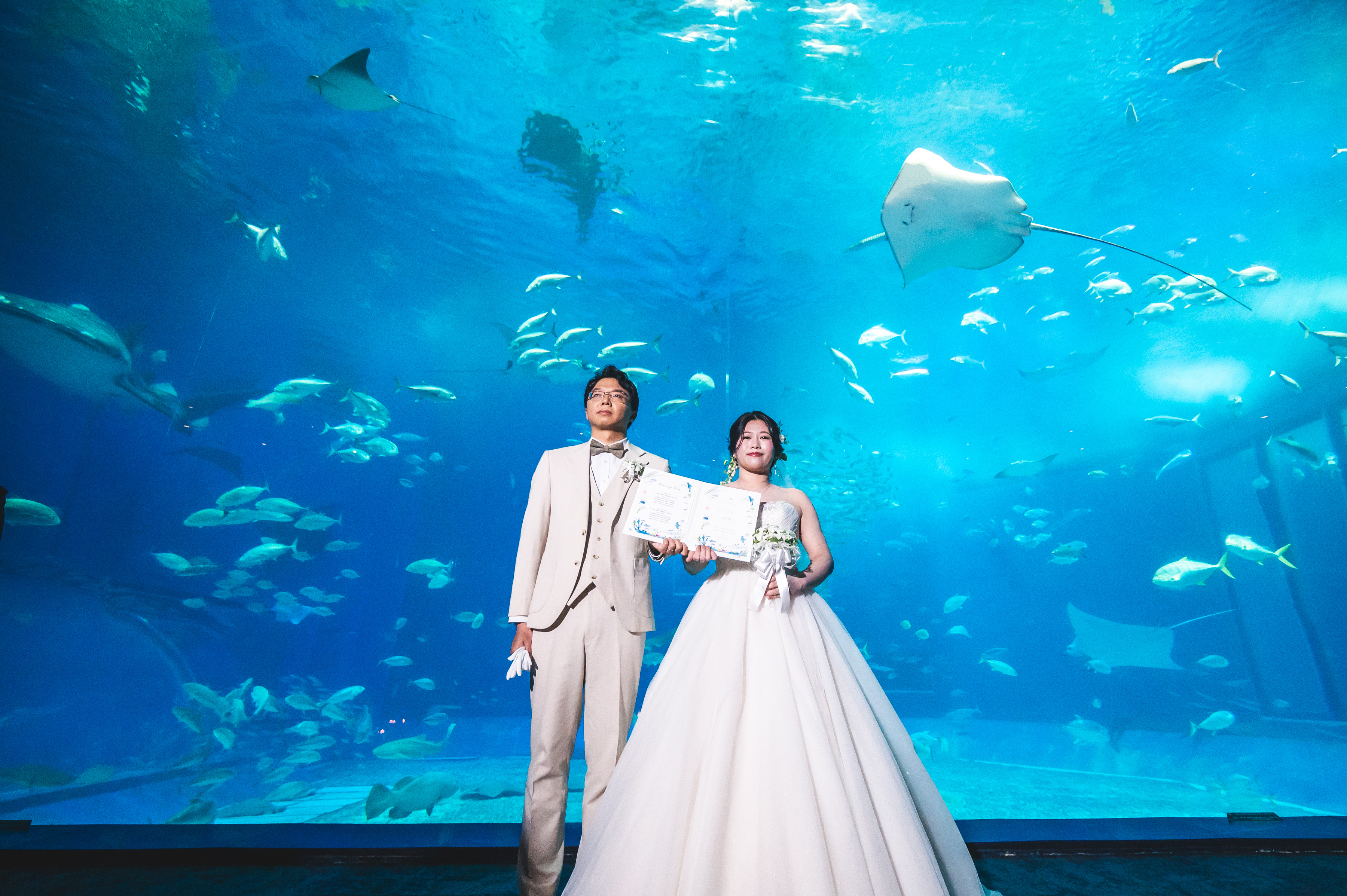 美ら海水族館　挙式風景
