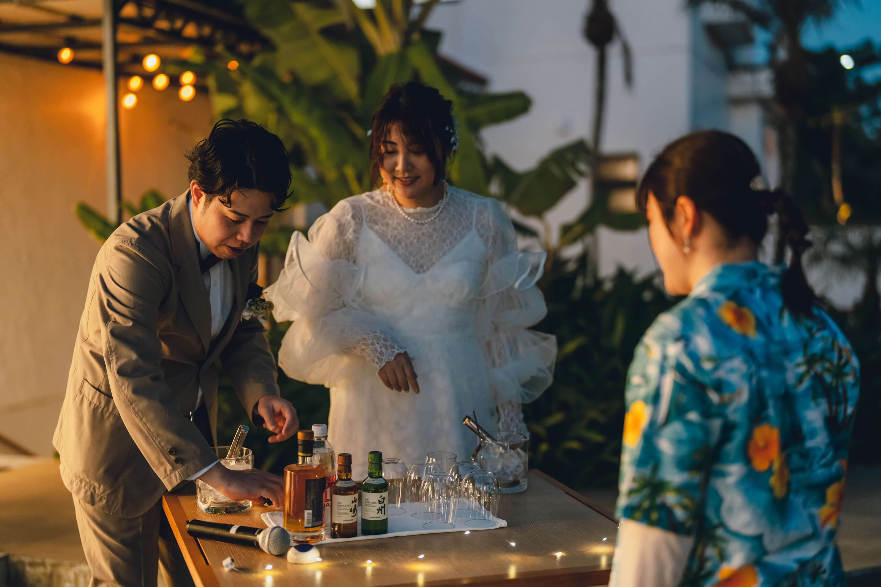 おもてなしの心が伝わるお時間。どんな味が好き？と会話がはずみます