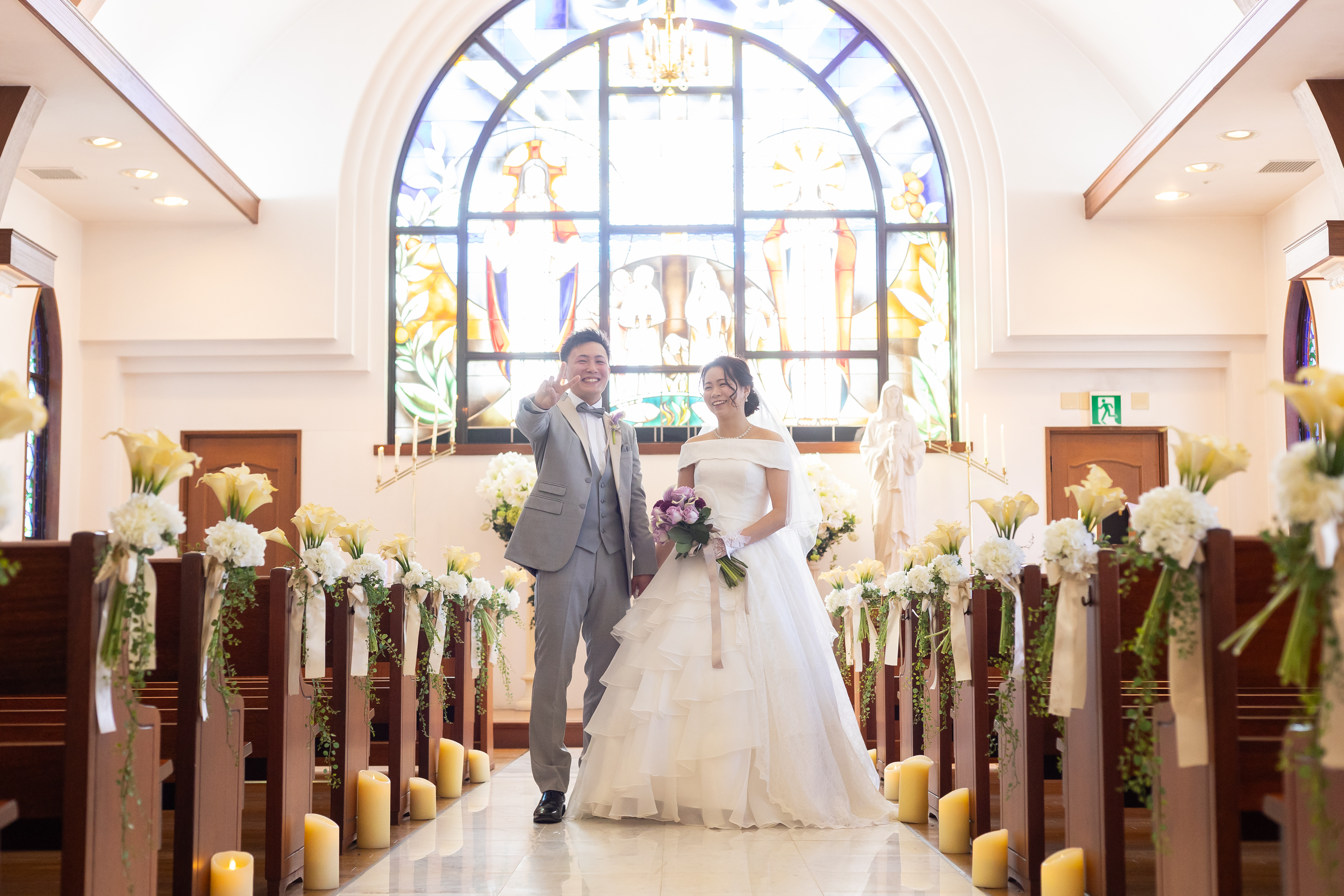 プラザホテルで挙げられたお客様の結婚式写真