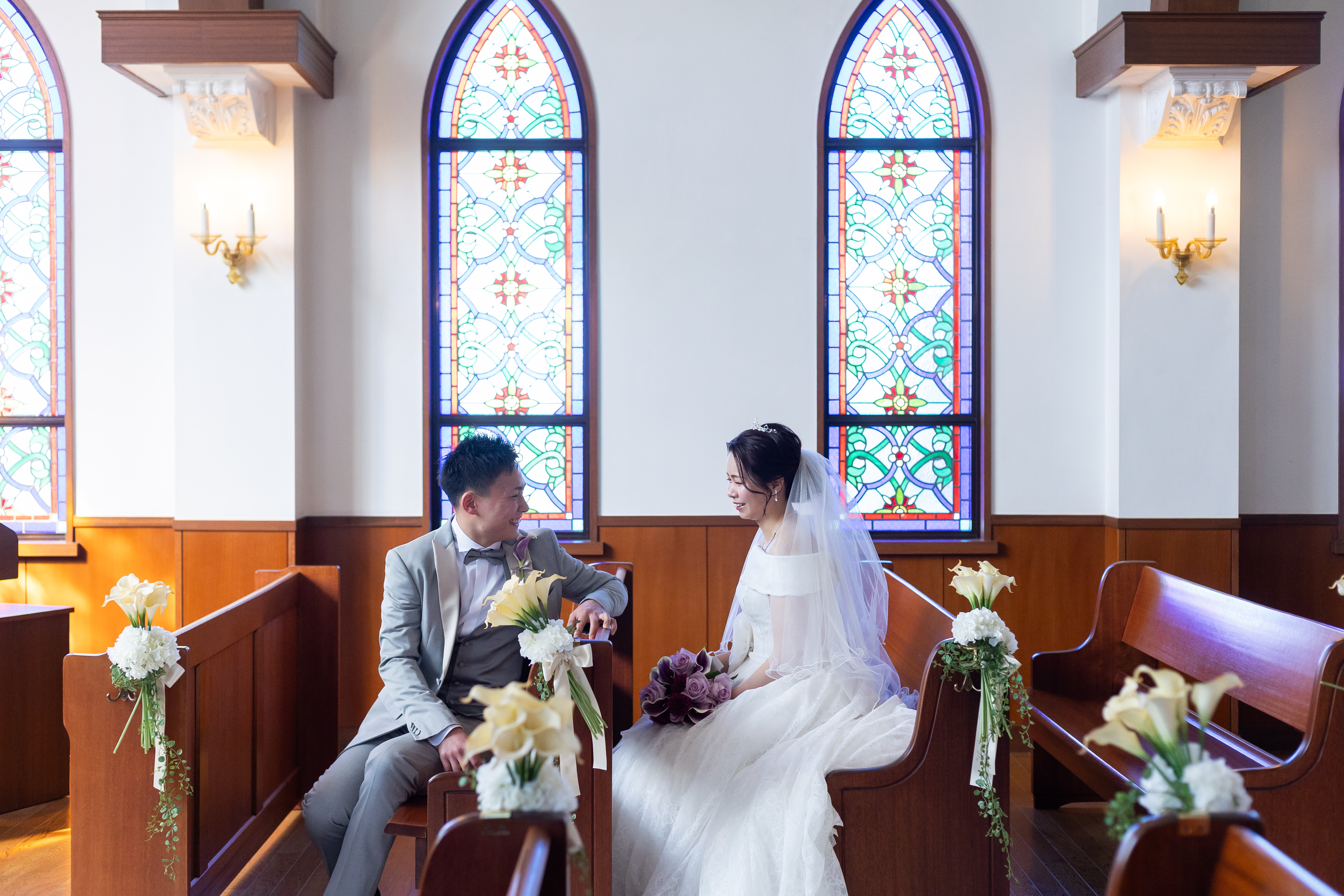 プラザホテルで挙げられたお客様の結婚式写真