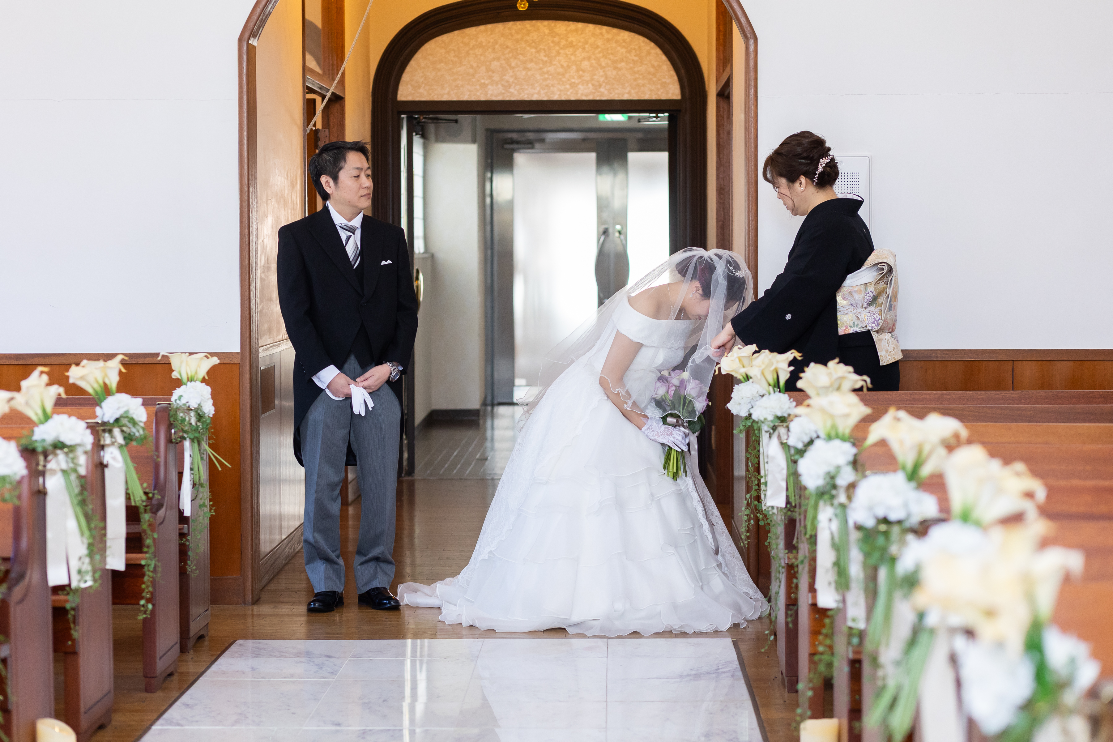 プラザホテルで挙げられたお客様の結婚式写真