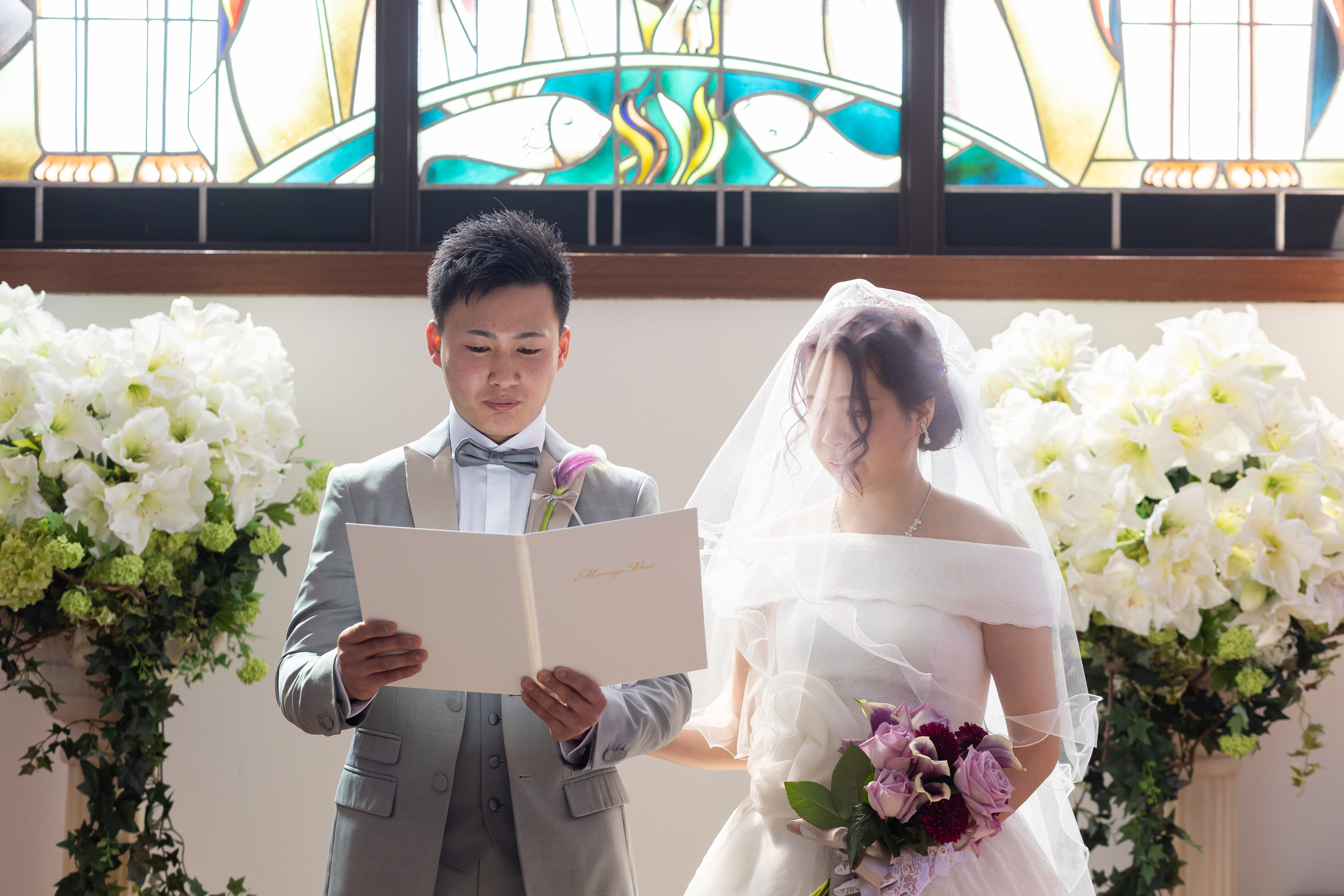 プラザホテルで挙げられたお客様の結婚式写真