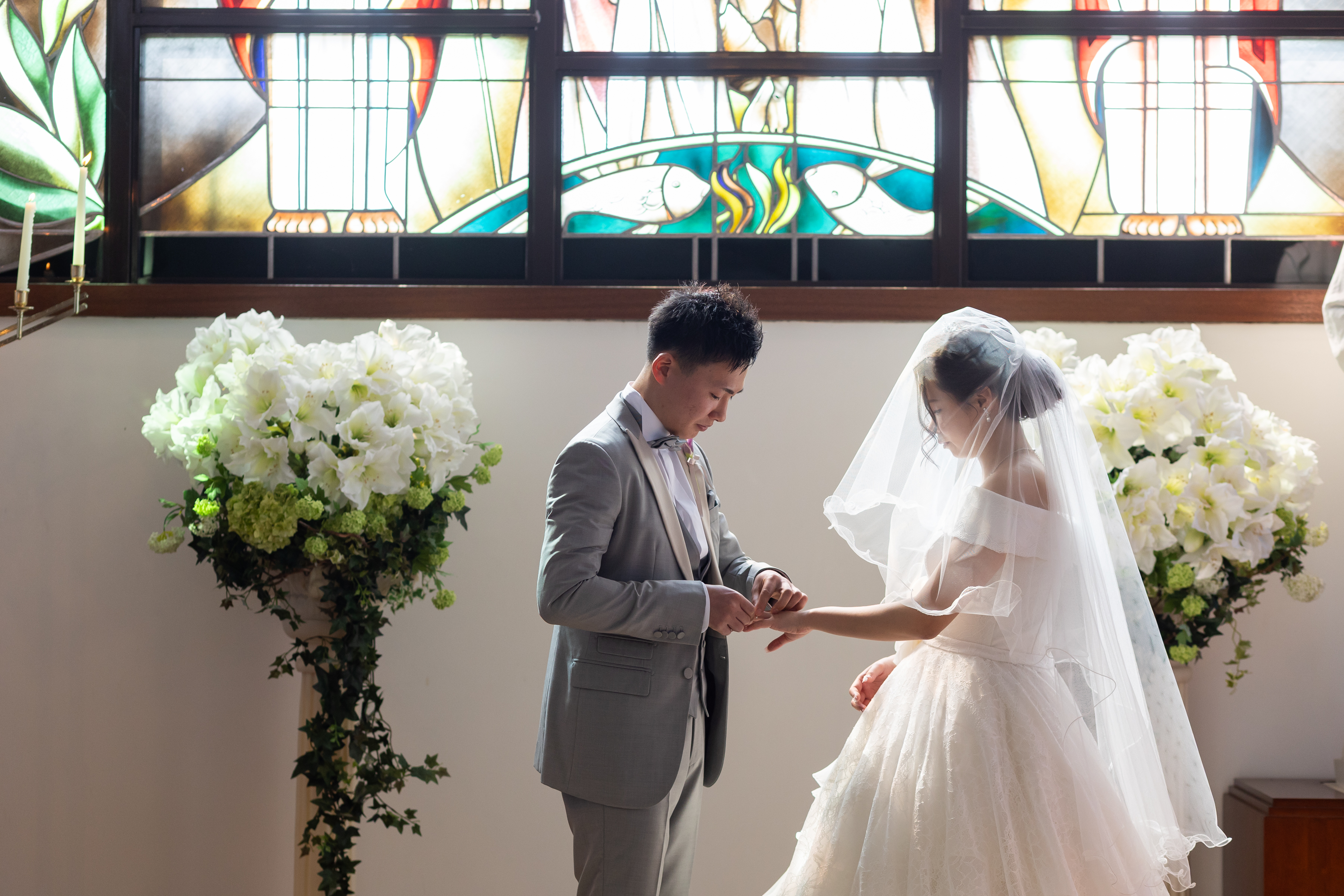 プラザホテルで挙げられたお客様の結婚式写真