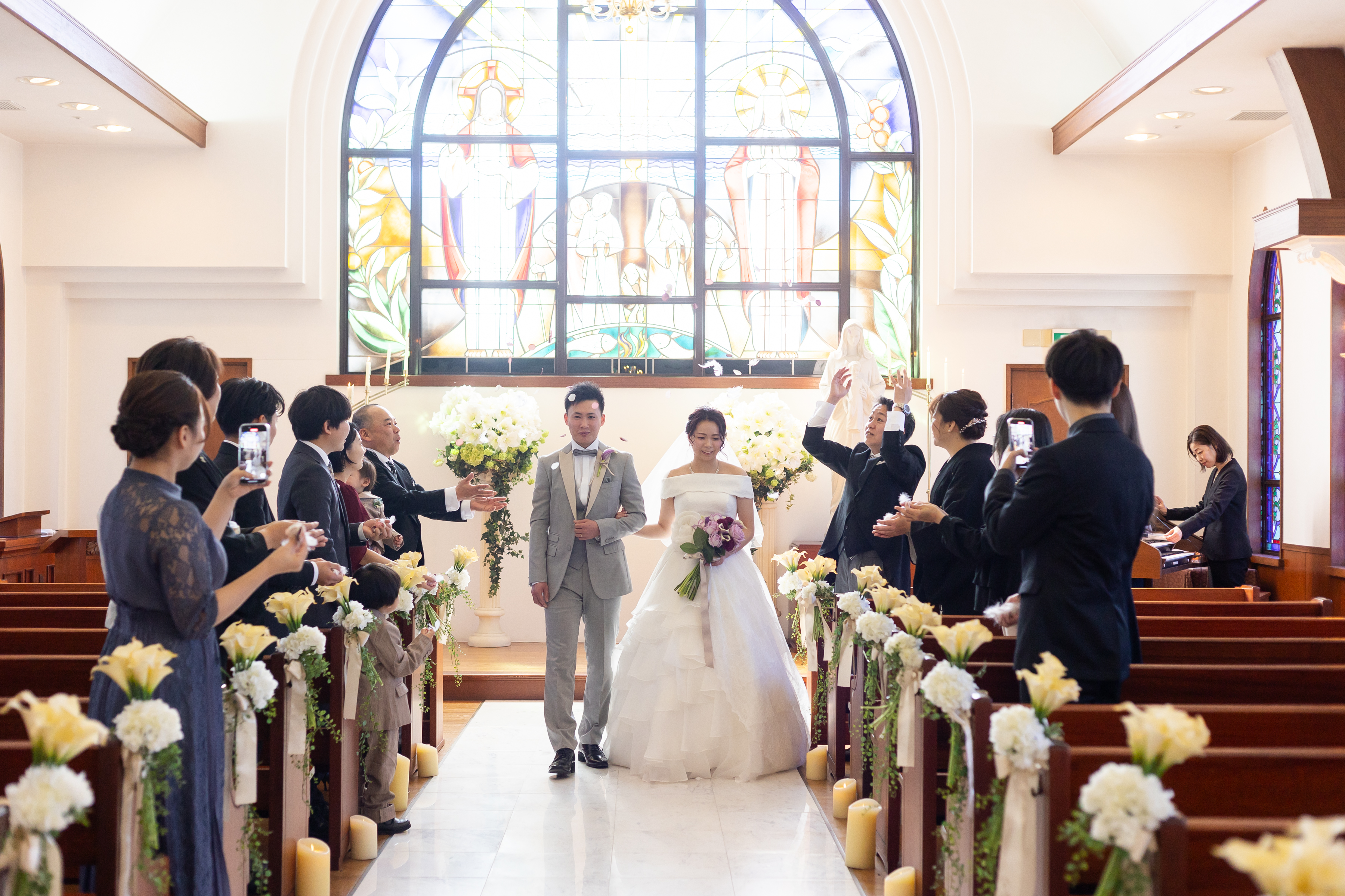 プラザホテルで挙げられたお客様の結婚式写真