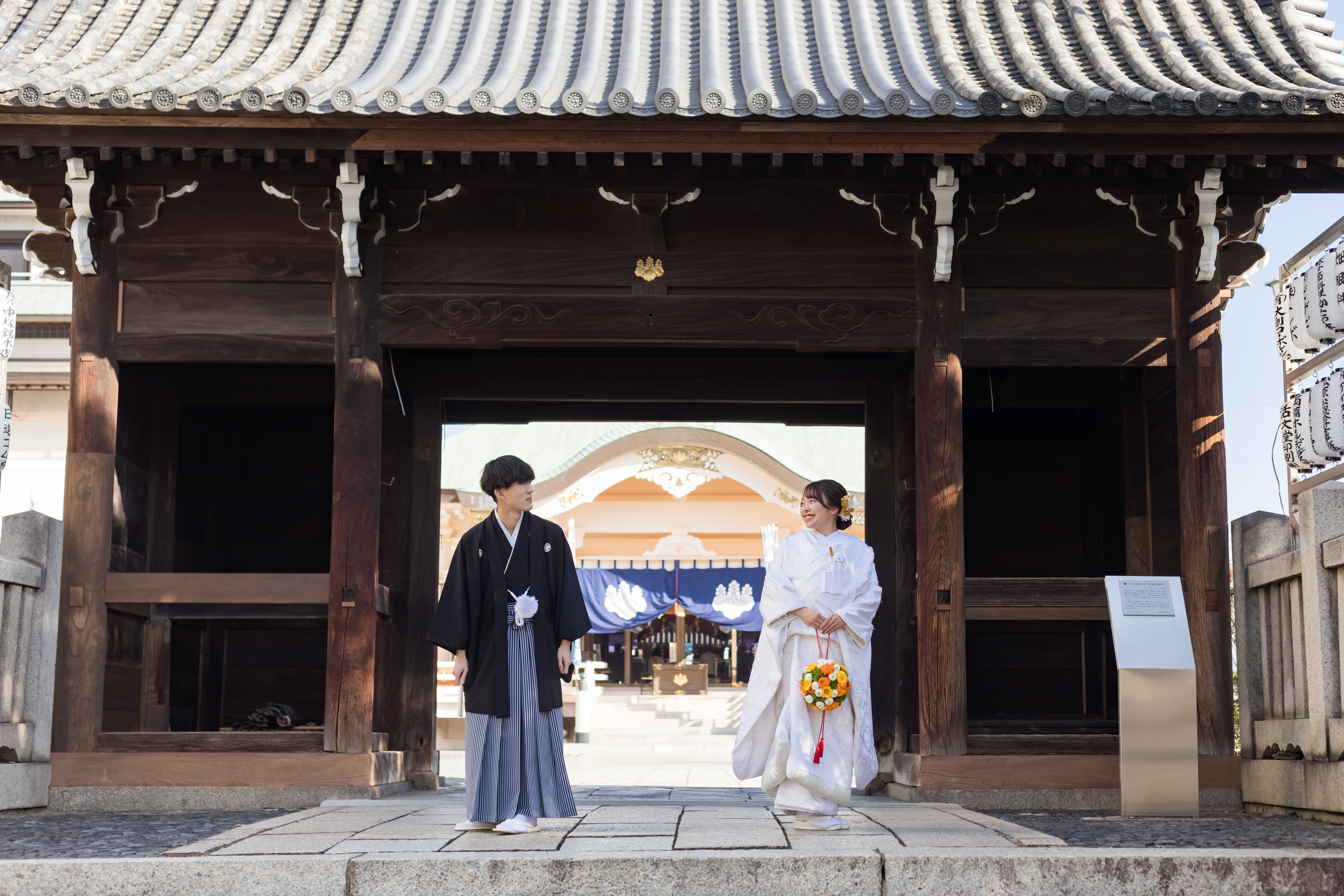 岡山神社で挙げられたお客様の結婚式写真