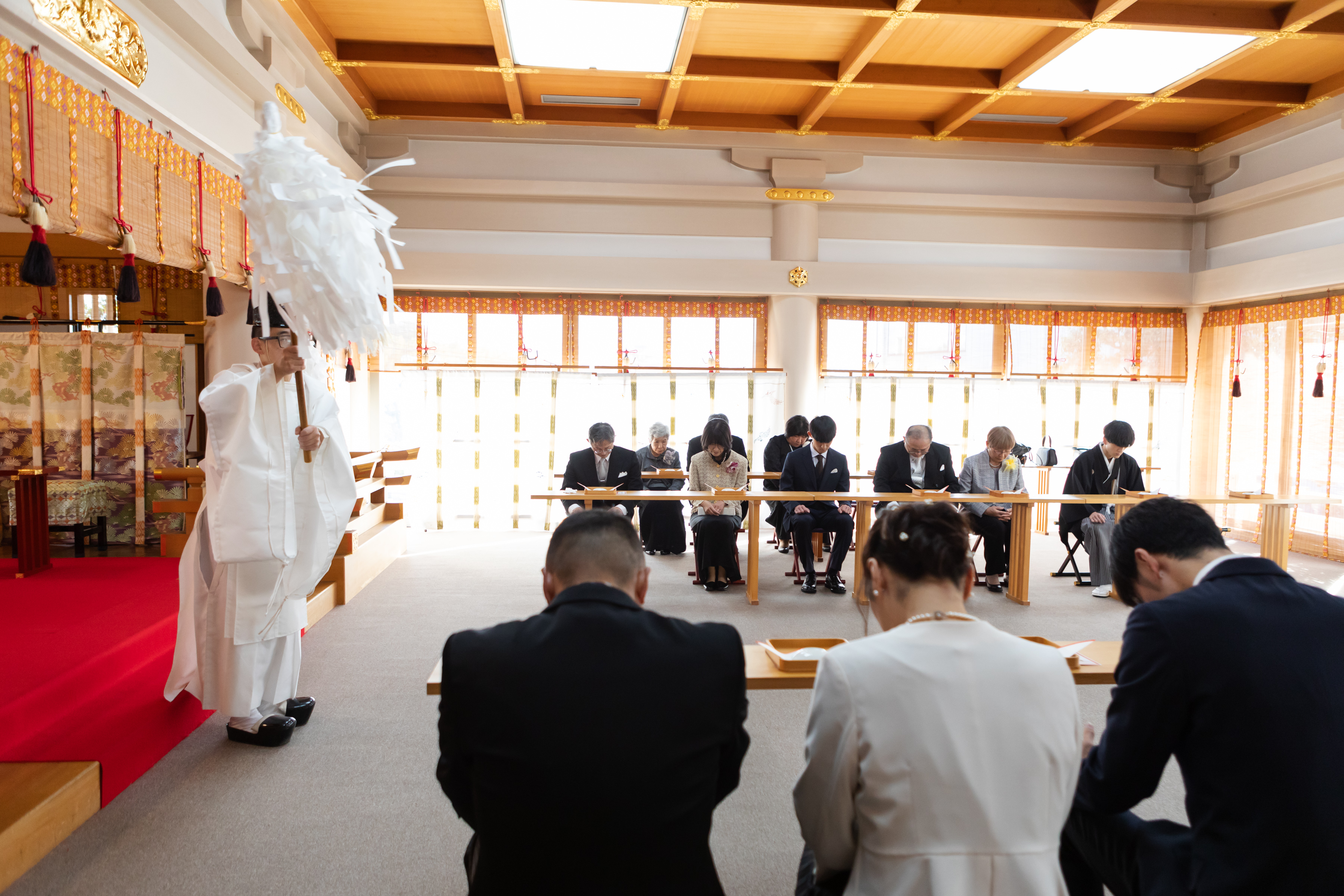 岡山神社で挙げられたお客様の結婚式写真