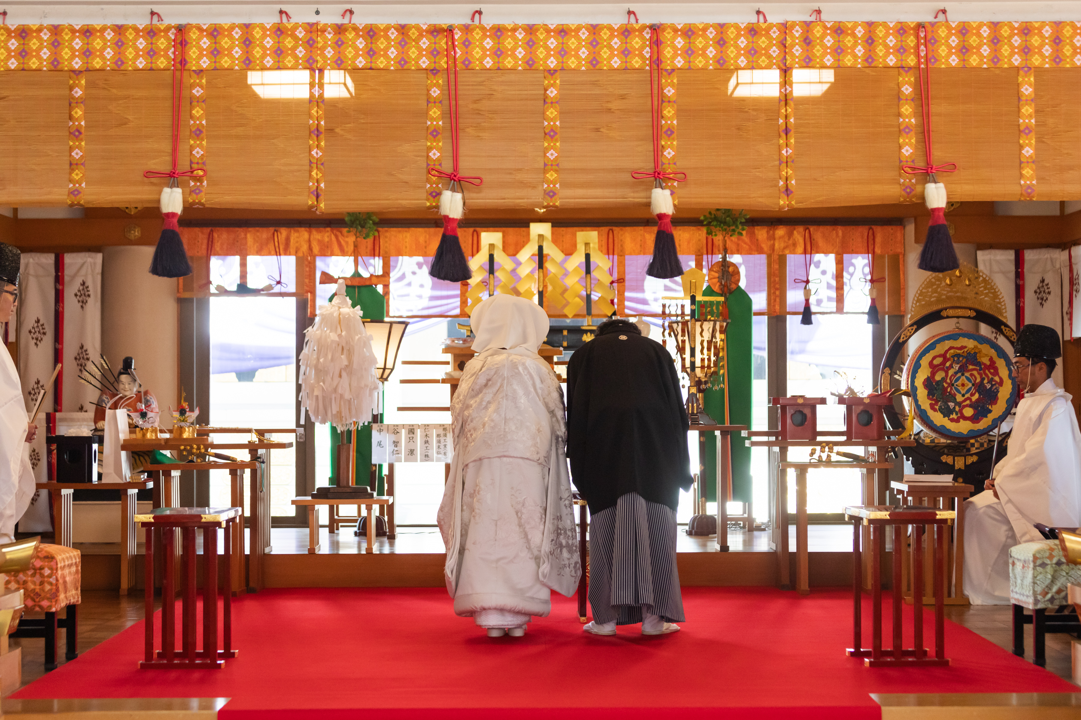 岡山神社で挙げられたお客様の結婚式写真