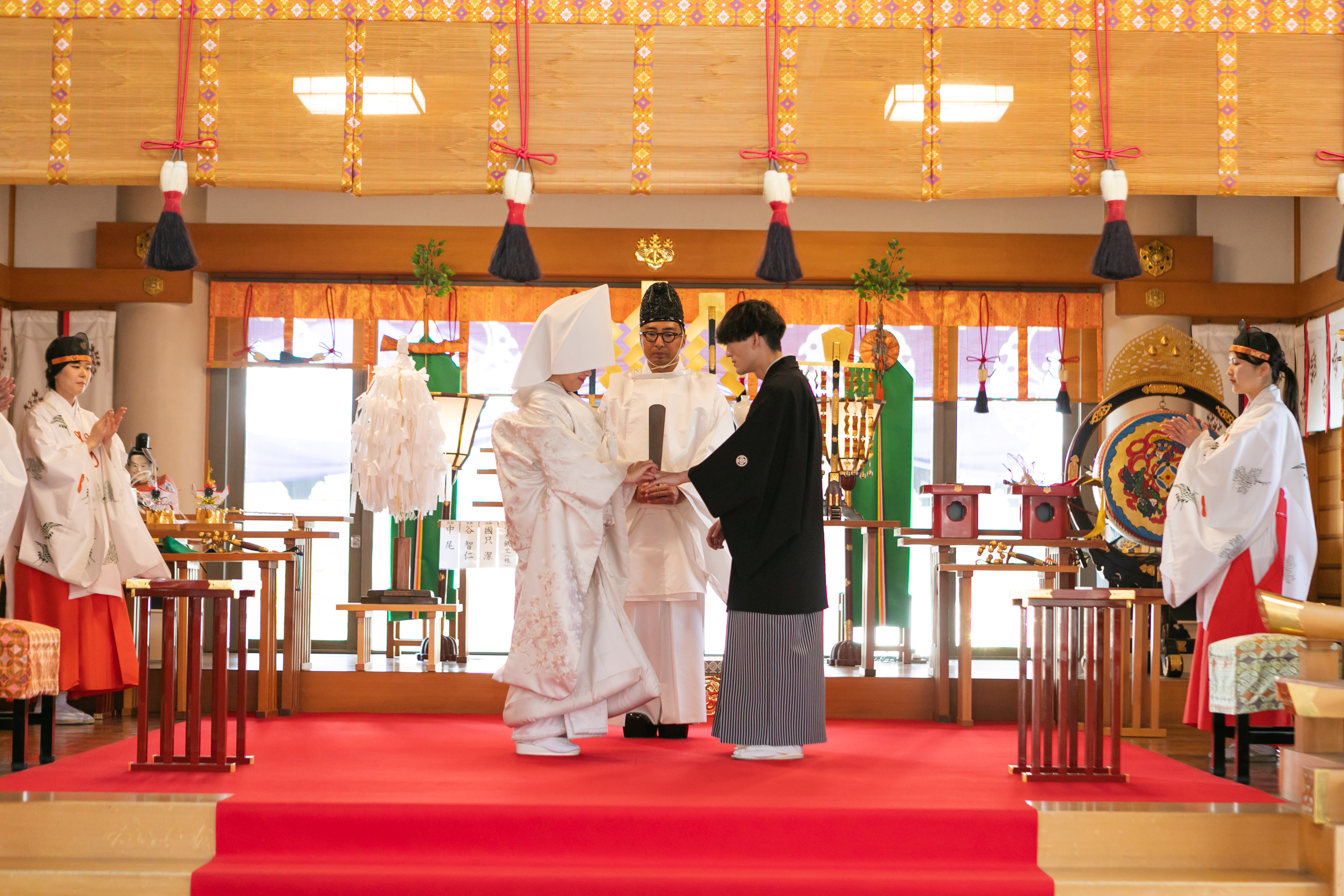 岡山神社で挙げられたお客様の結婚式写真