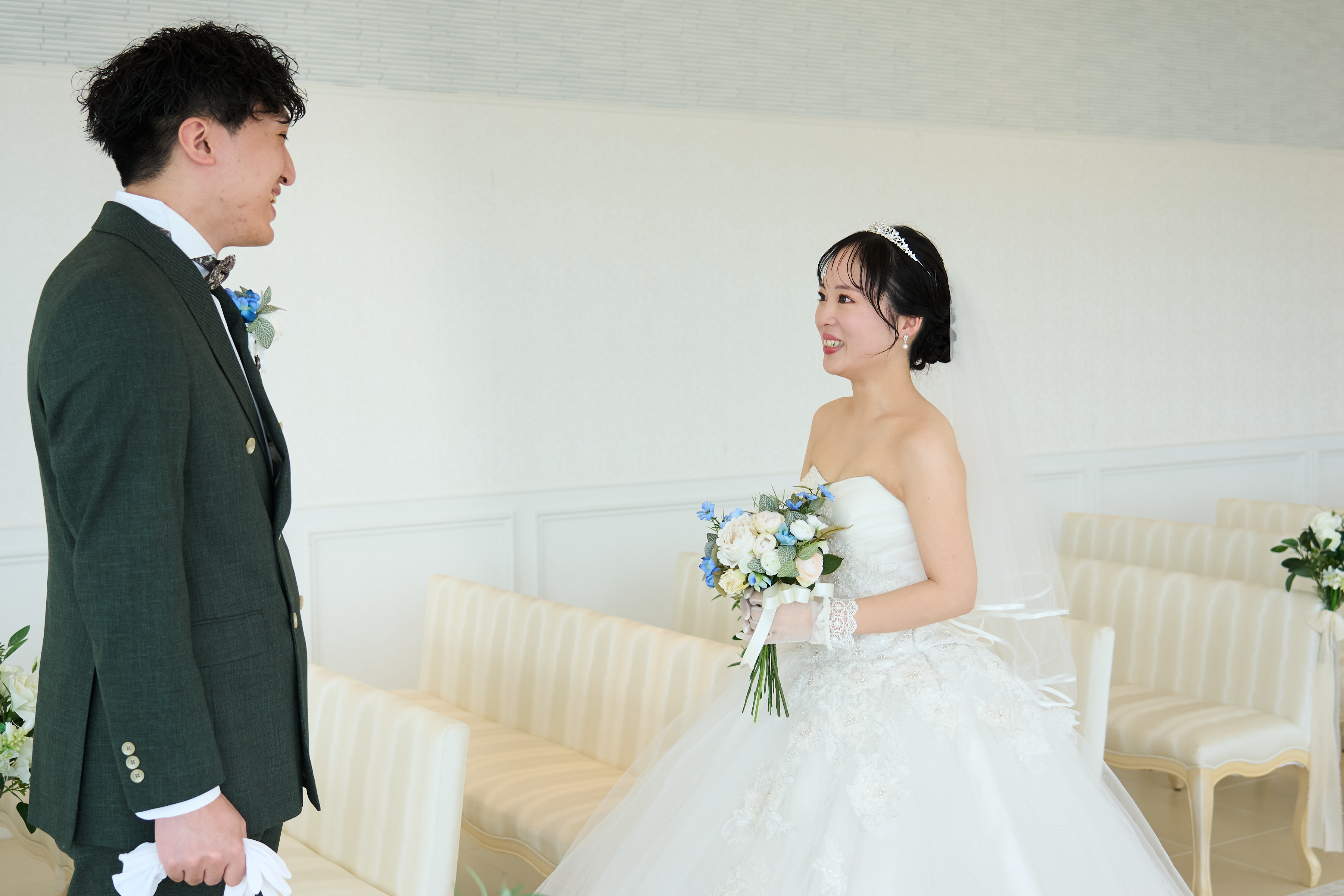 おふたりもつい笑顔に・・