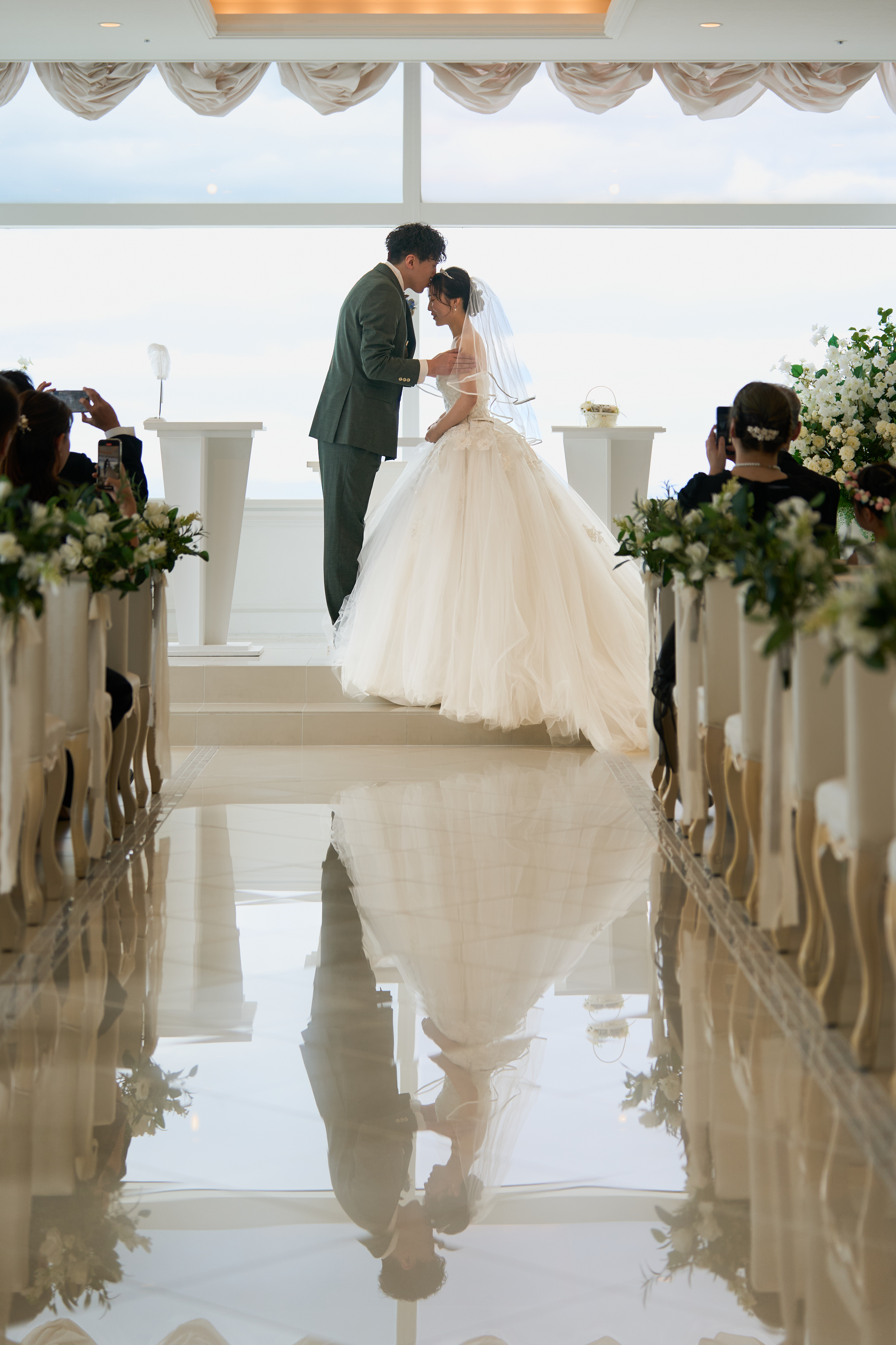 ベールアップ→誓いのキス