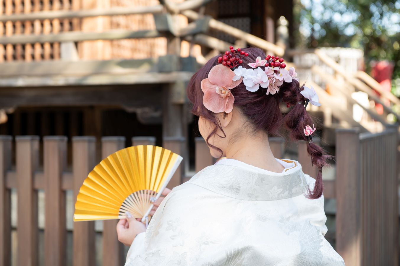 代々木八幡宮で挙げられた新郎新婦様のお写真