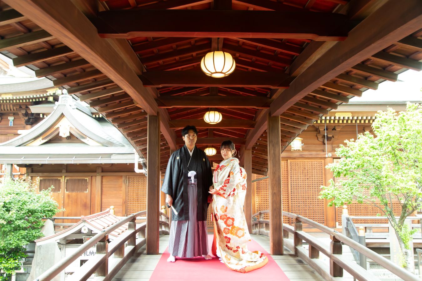 湯島天満宮で挙げられたお客様の結婚式写真