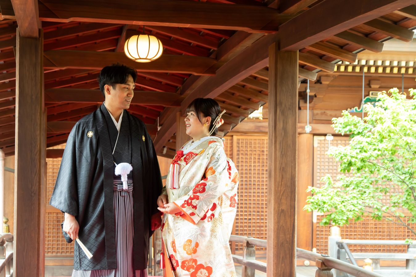 湯島天満宮で挙げられたお客様の結婚式写真
