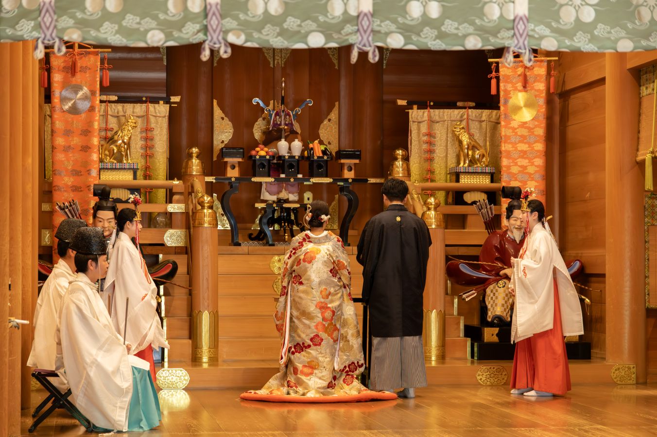 湯島天満宮で挙げられたお客様の結婚式写真