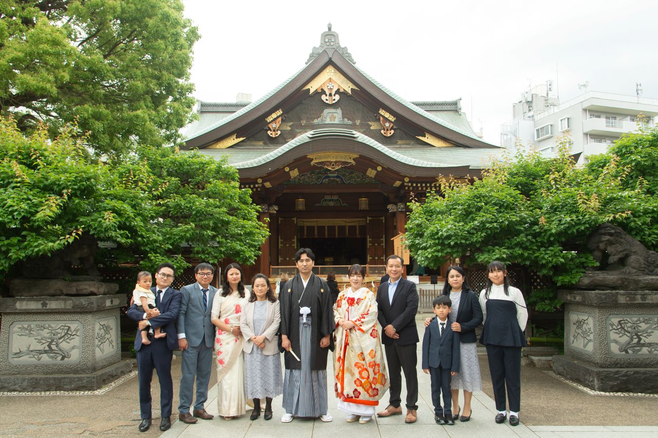 湯島天満宮で挙げられたお客様の結婚式写真