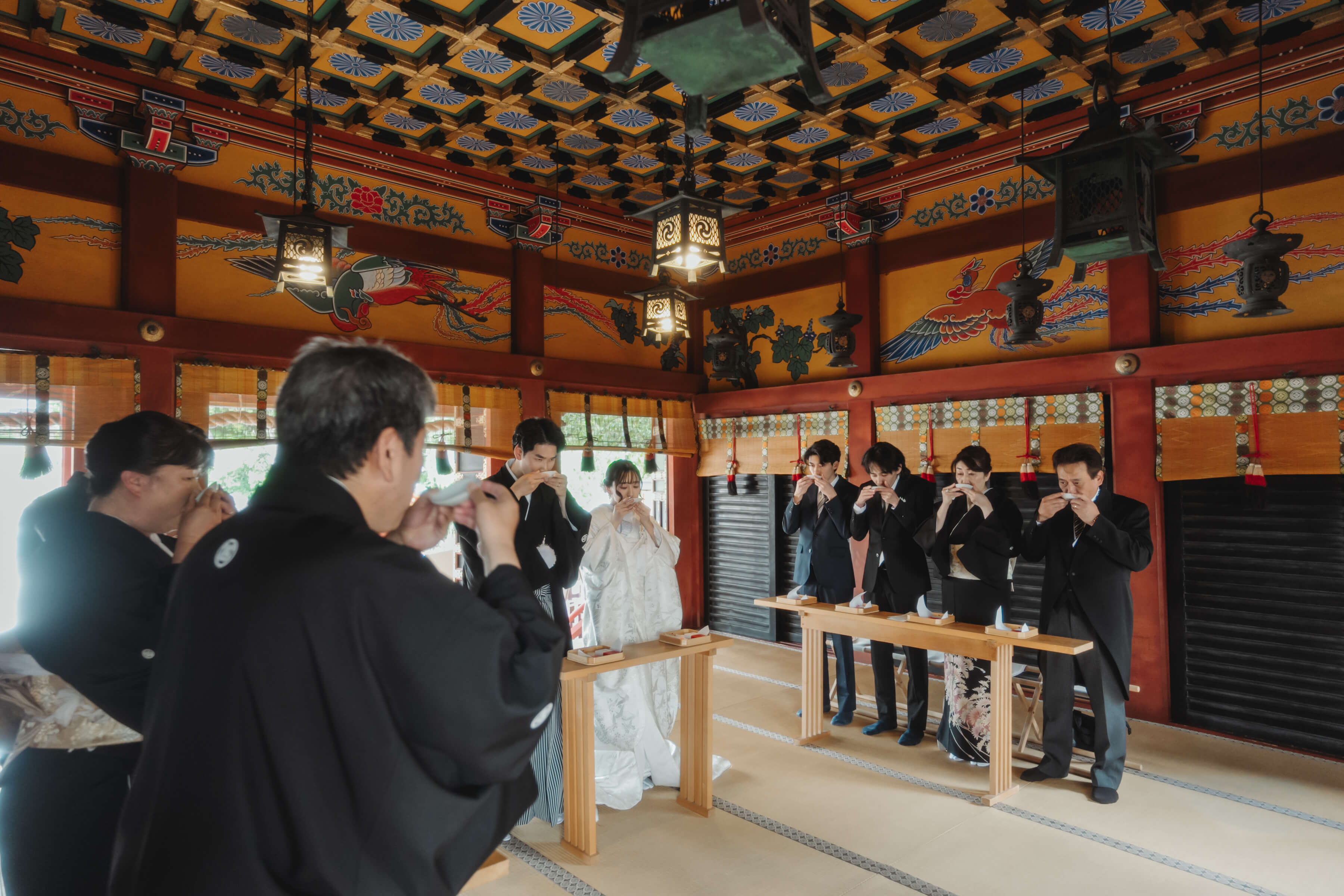 浅草神社でご結婚式を挙げられた新郎新婦様