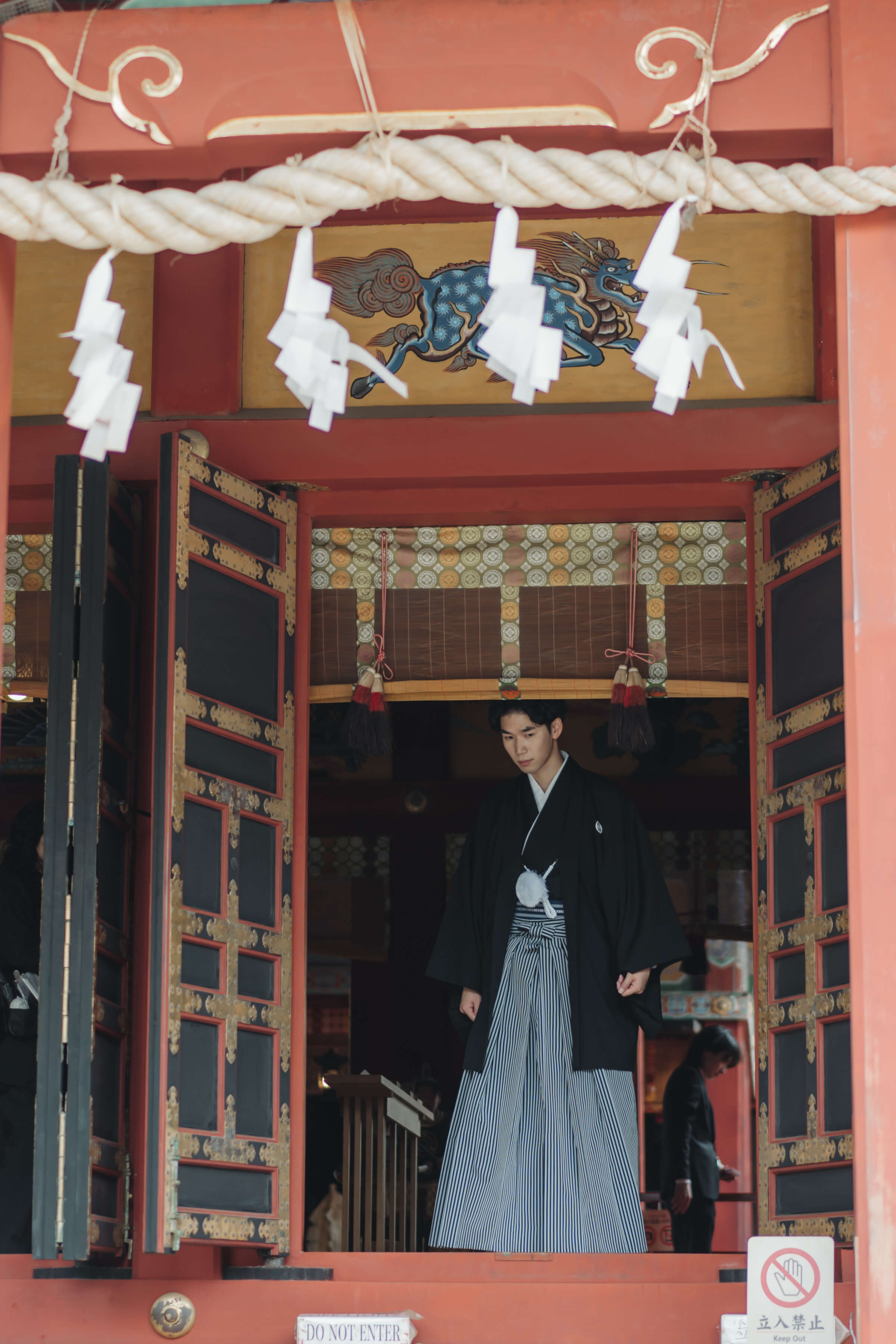 浅草神社でご結婚式を挙げられた新郎新婦様