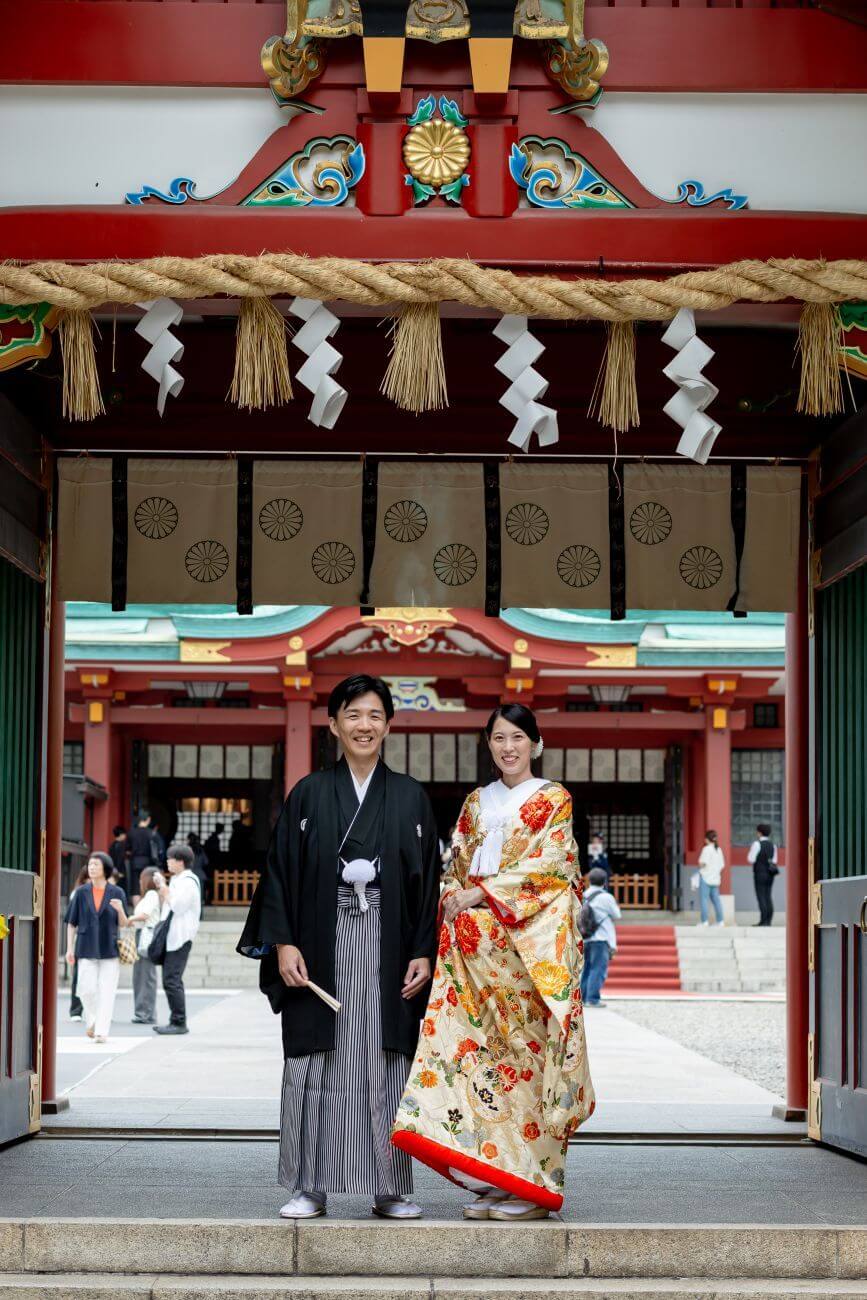 日枝神社で挙げられたお客様の結婚式写真