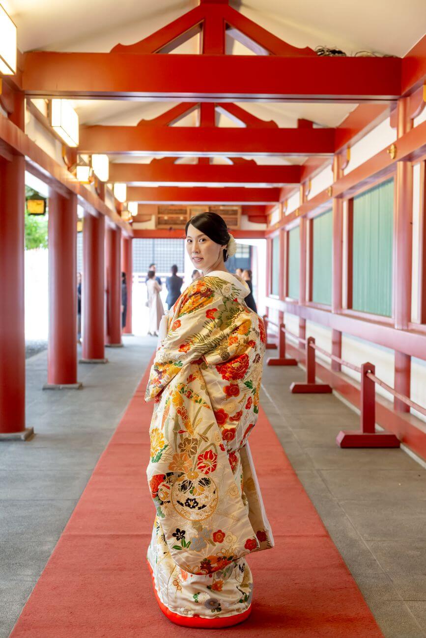 日枝神社で挙げられたお客様の結婚式写真