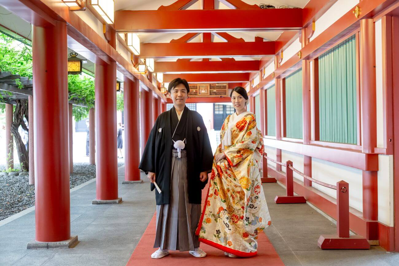 日枝神社で挙げられたお客様の結婚式写真