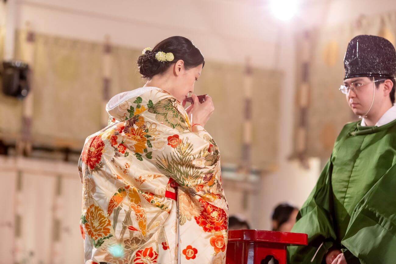 日枝神社で挙げられたお客様の結婚式写真