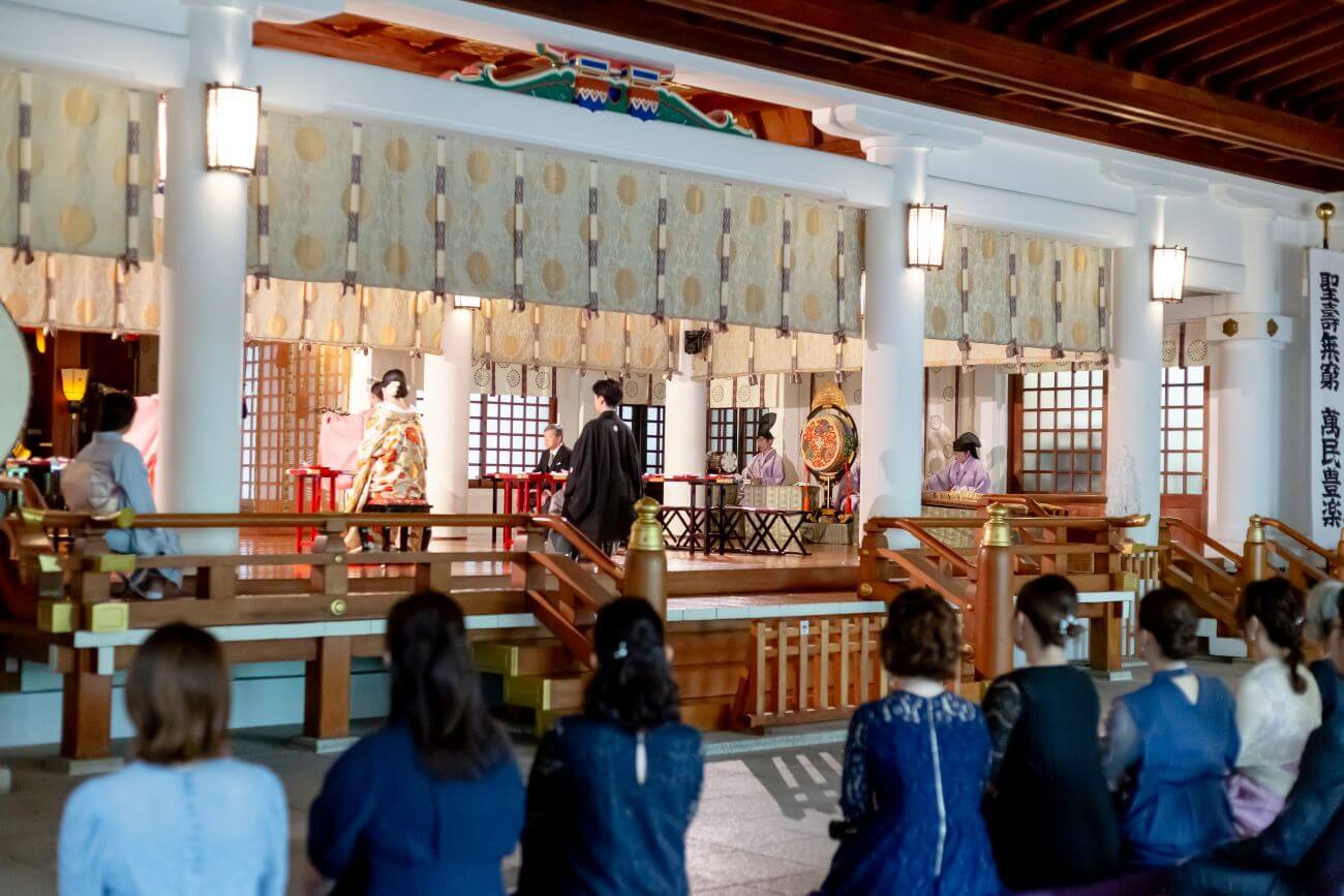 日枝神社で挙げられたお客様の結婚式写真