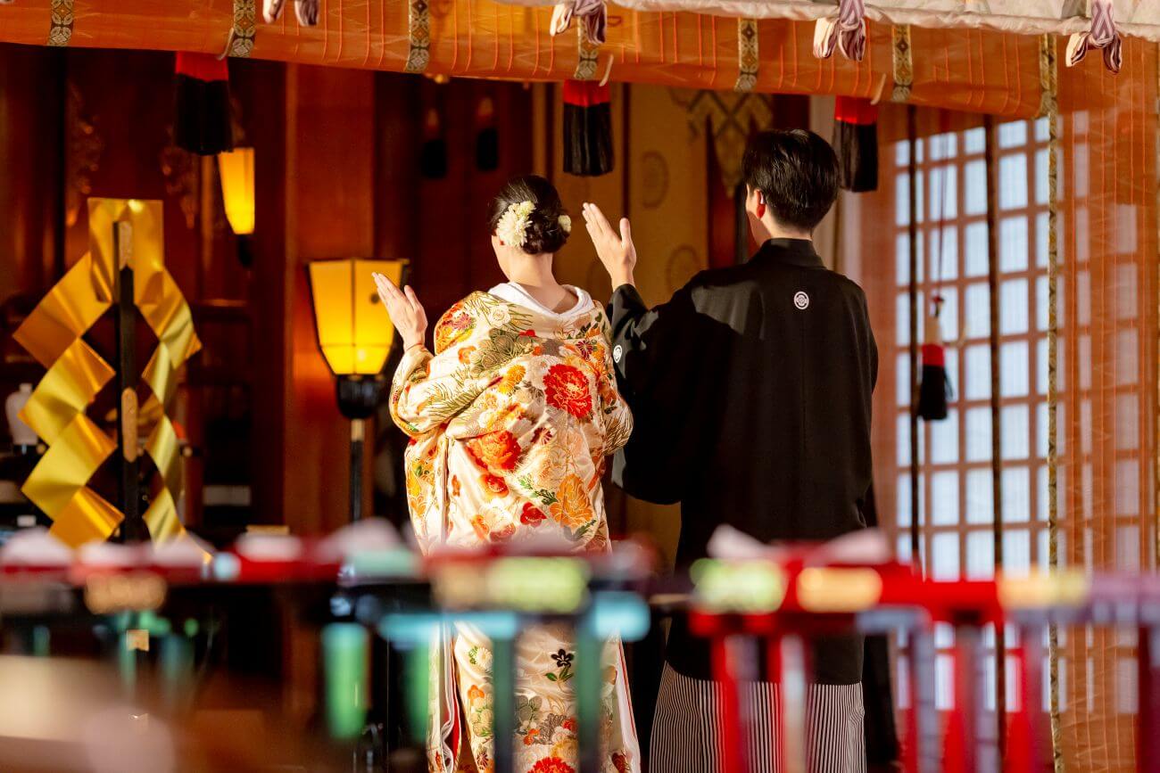日枝神社で挙げられたお客様の結婚式写真