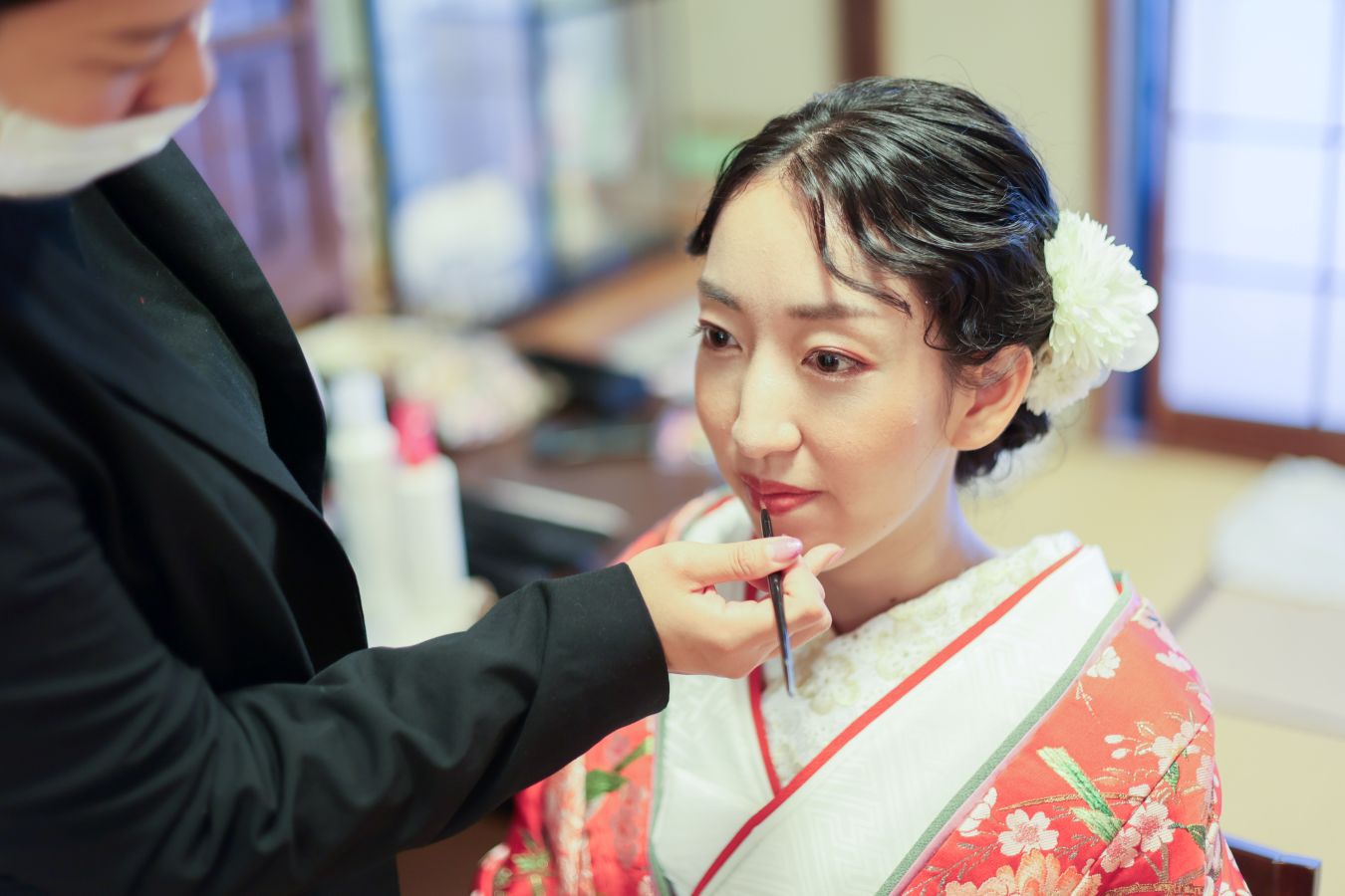 代々木八幡宮で挙げられた新郎新婦様のお写真