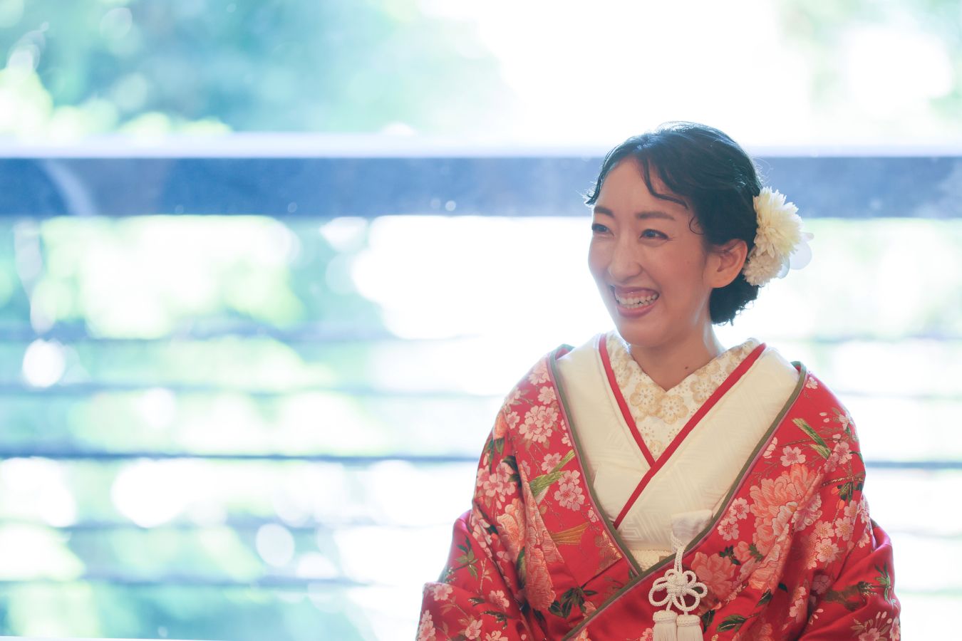 代々木八幡宮で挙げられた新郎新婦様のお写真