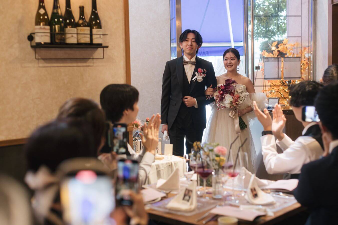 ビストロ ファヴォリで挙げられたお客様の結婚式写真