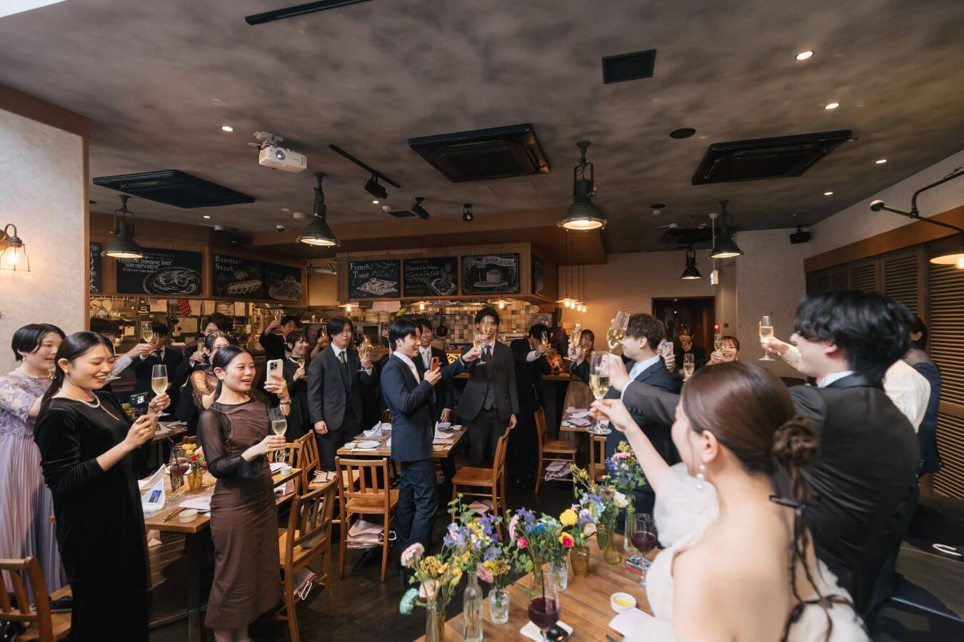 ビストロ ファヴォリで挙げられたお客様の結婚式写真