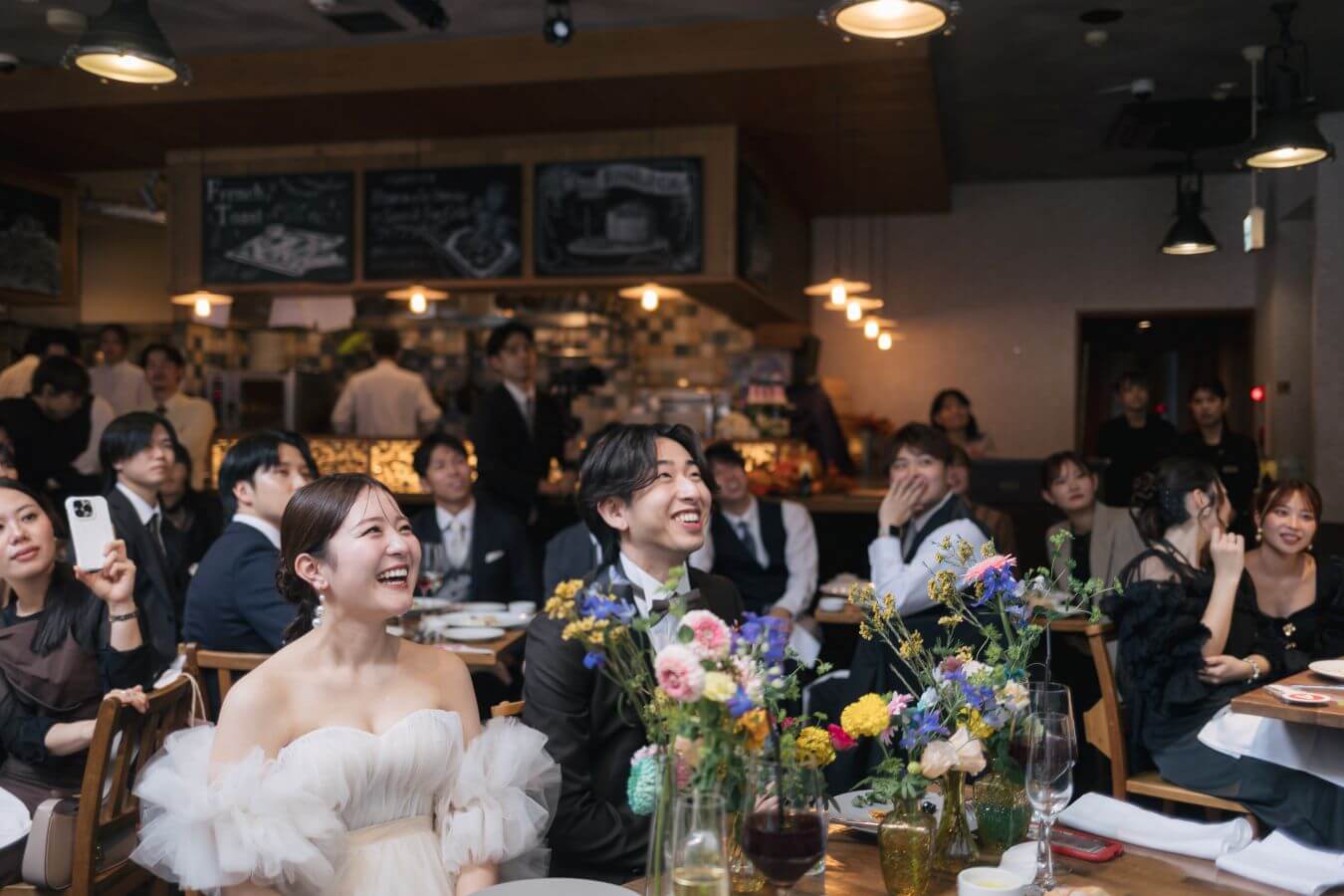 ビストロ ファヴォリで挙げられたお客様の結婚式写真