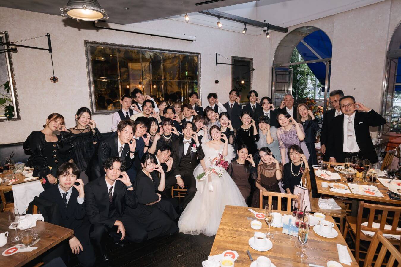 ビストロ ファヴォリで挙げられたお客様の結婚式写真