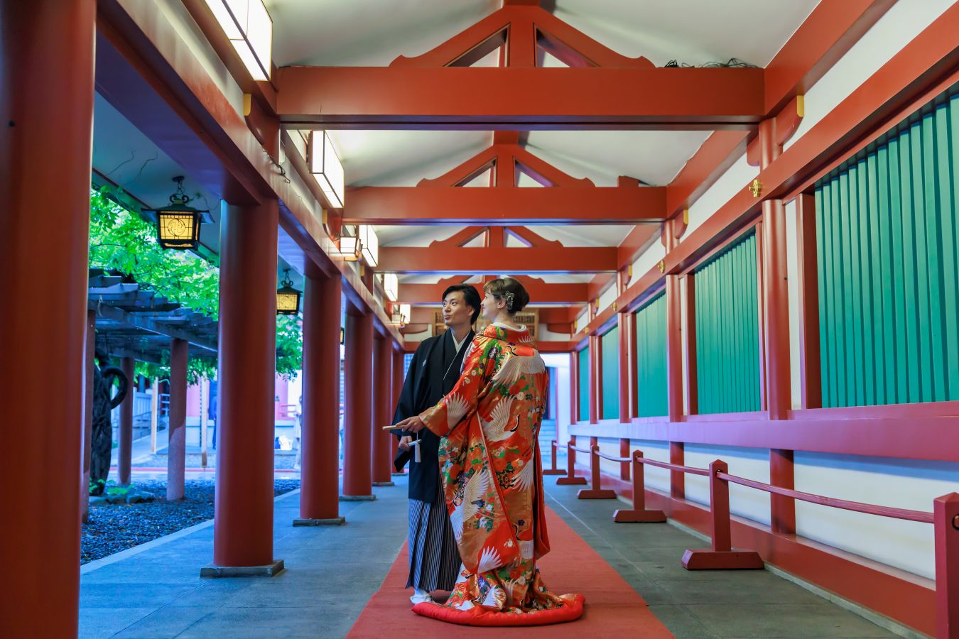 日枝神社で挙げられたお客様の結婚式写真