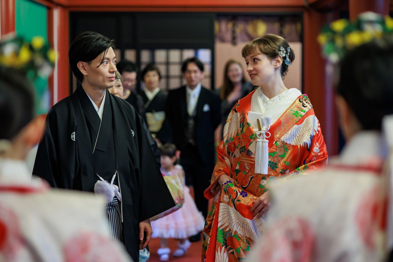日枝神社で挙げられたお客様の結婚式写真